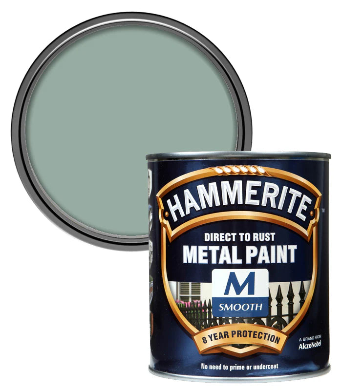 Hammerite Metal Paint Direct To Rust Smooth Secret Lagoon 750ml