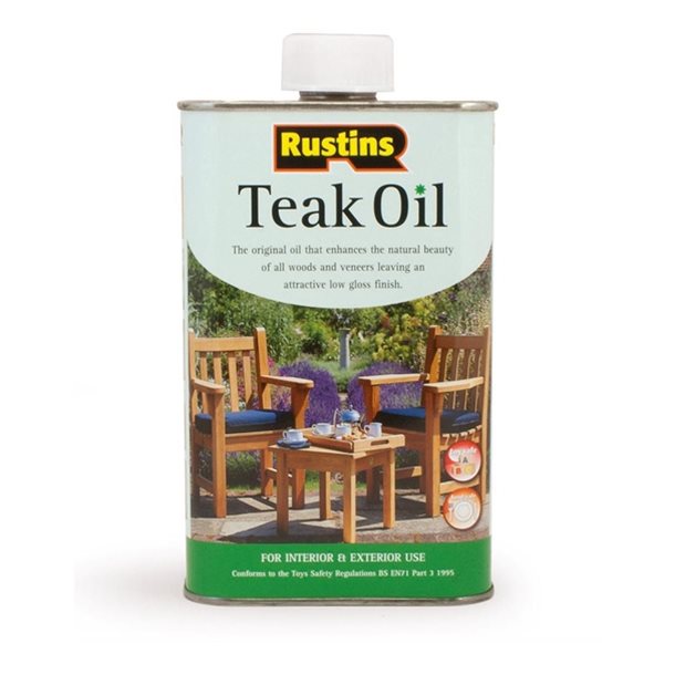 Rustins Teak Oil 250ml/500ml/1L/2.5L/5L