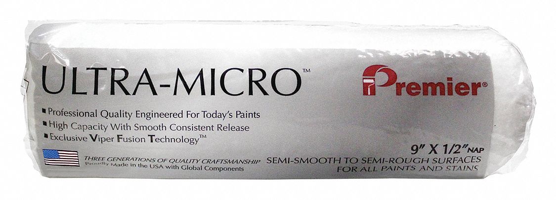 Premier Ultra-Micro 9" X 1/2" Roller Sleeve USA