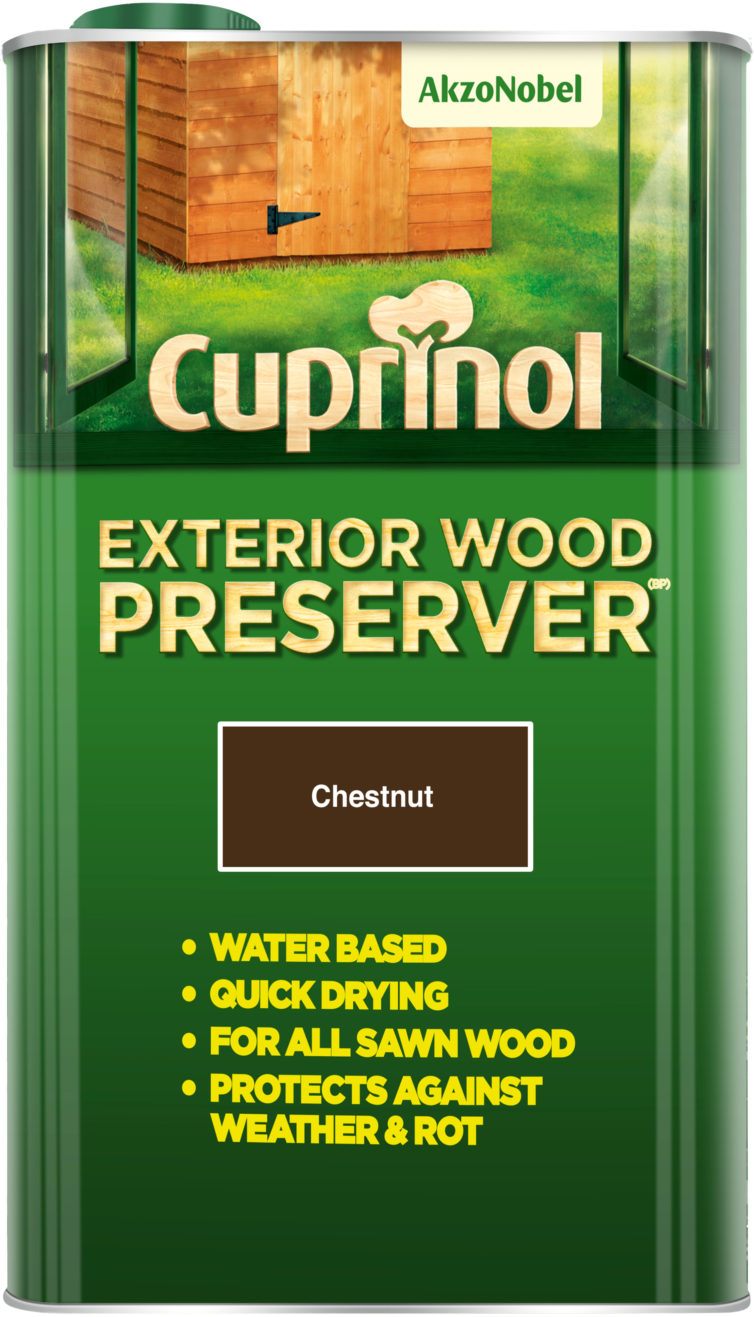 Cuprinol Exterior Wood Preserver (BP) Chestnut 5L