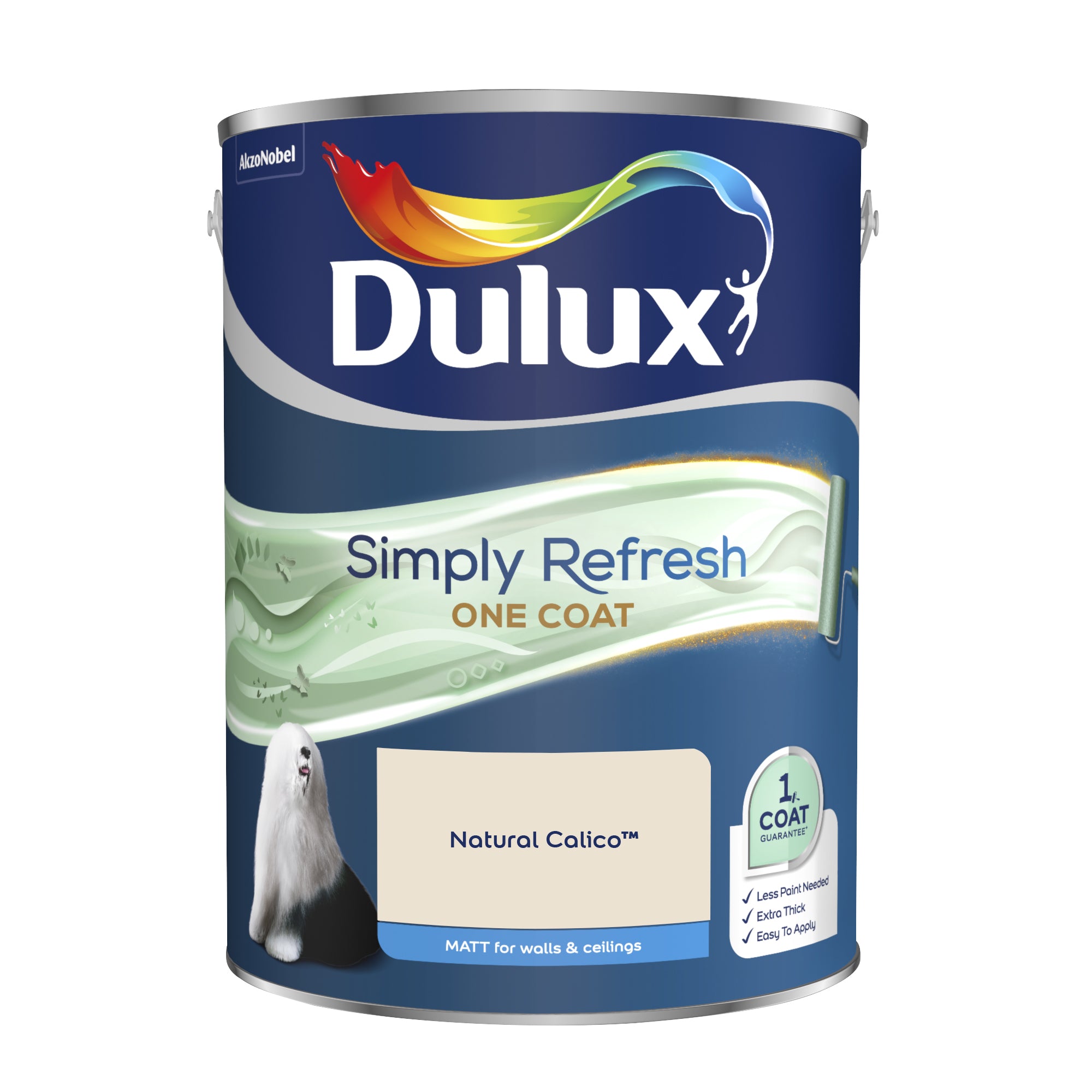 Dulux Simply Refresh One Coat Matt Natural Calico  5L