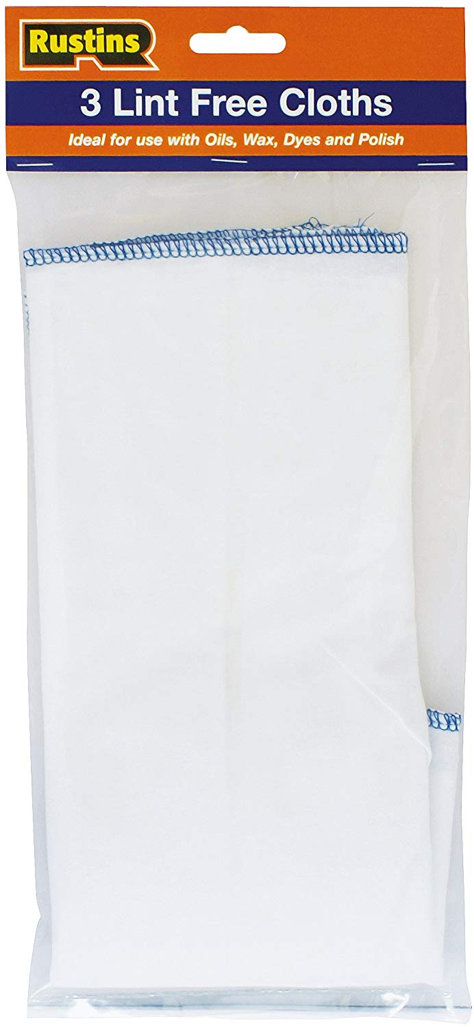 Rustins Lint Free Cloths - 3 x 300mm square