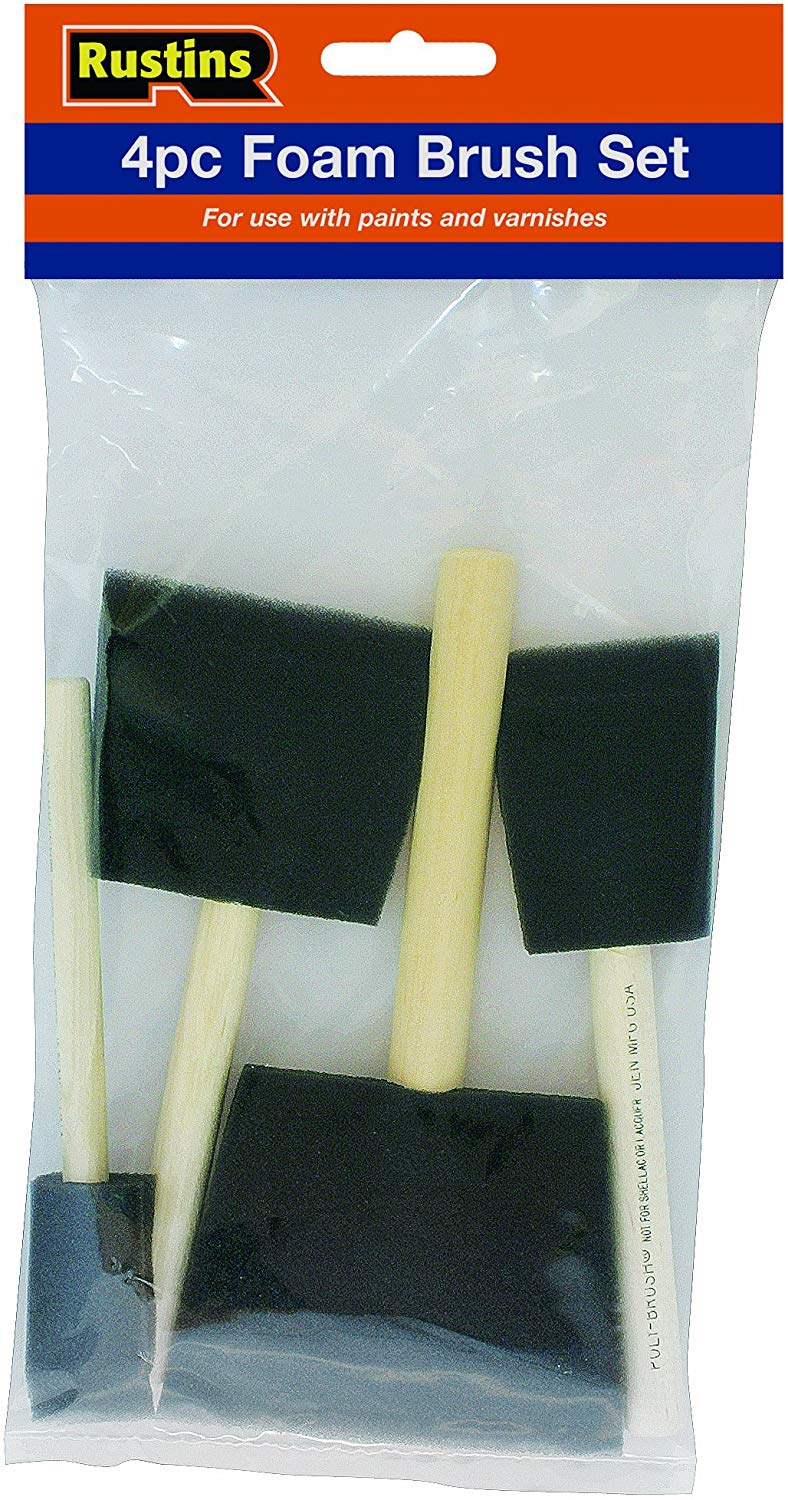 Rustins Foam Brush Set