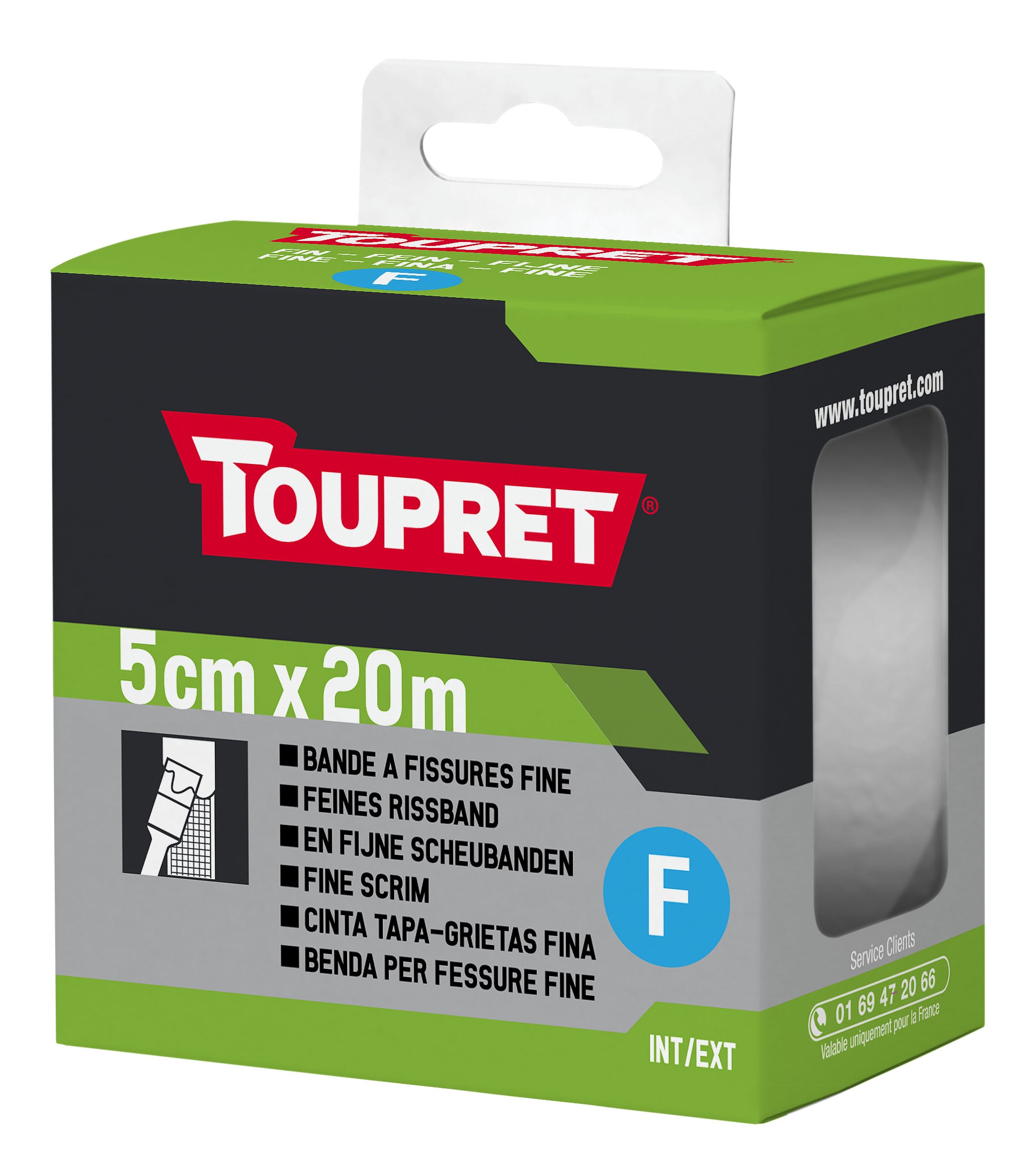 Toupret Fine Scrim (Ultra Fine Elastic) 5cm x 20m