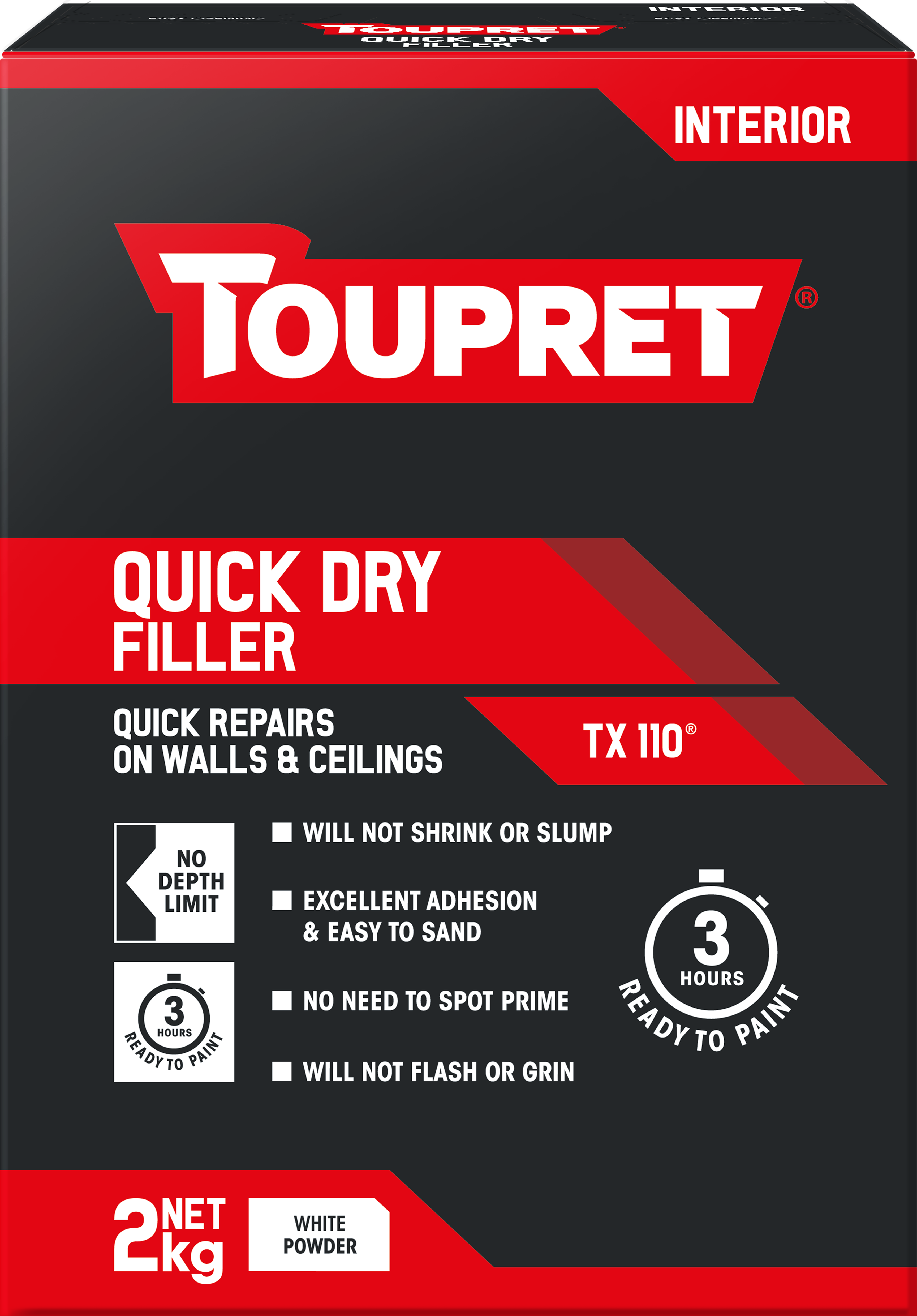 Toupret Quick Dry Filler (TX 110) 2kg