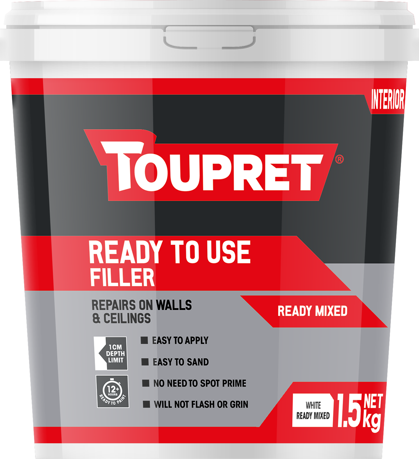 Toupret Ready to Use Filler (Ready Mixed) 1.5kg