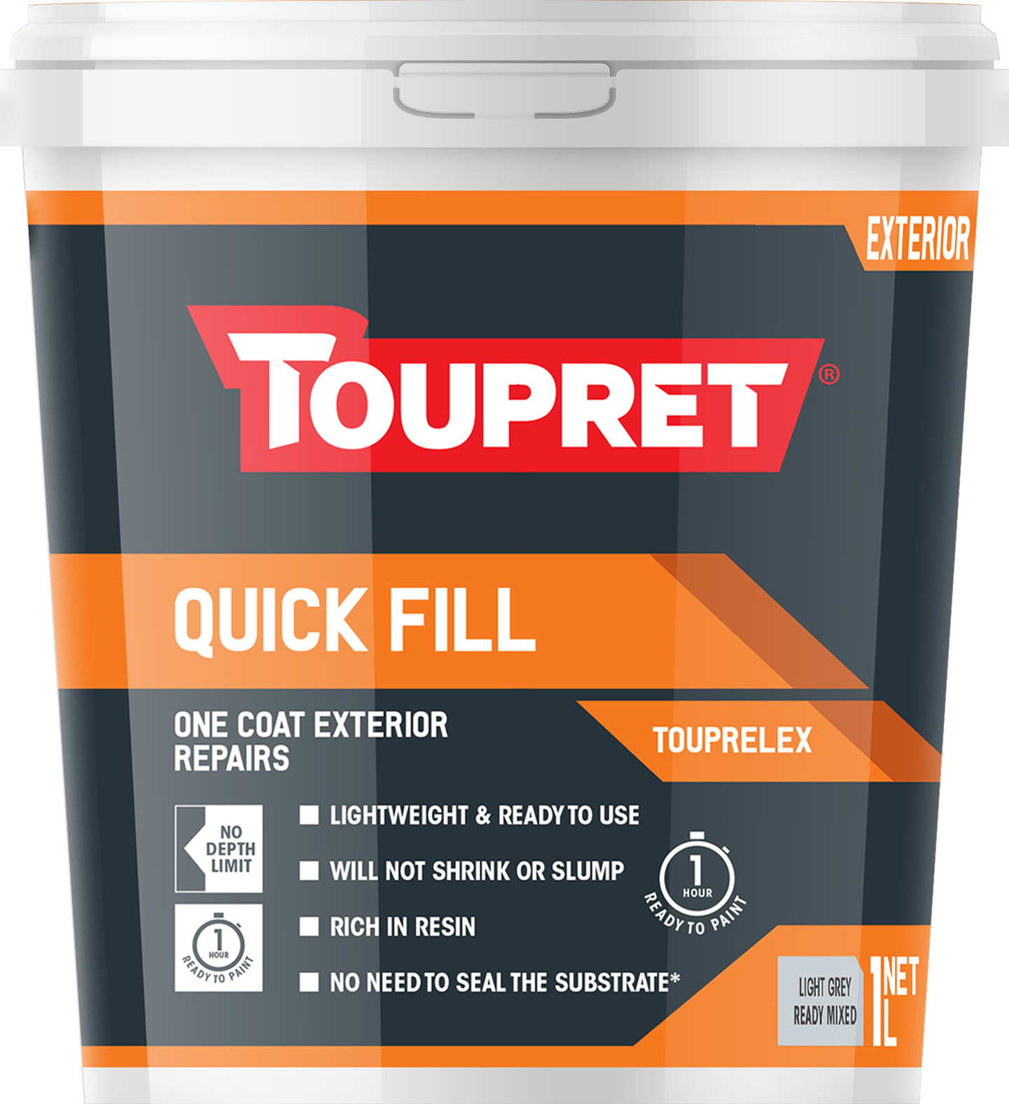 Toupret Quick Fill (Touprelex, Ready Mixed) 1L