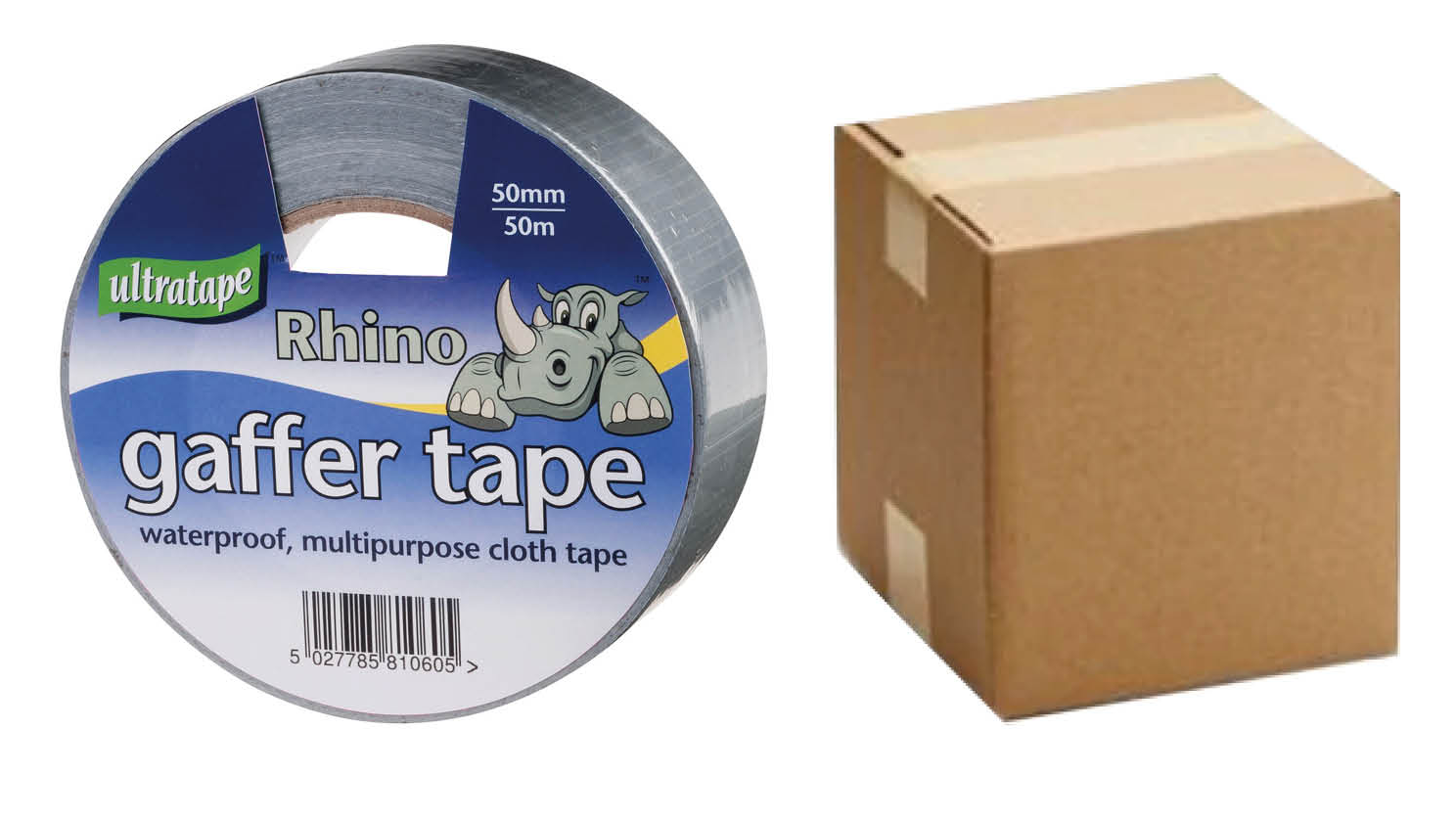 Heavy Duty Rhino Ducting Tape 50mm x 50m (Box of 24)