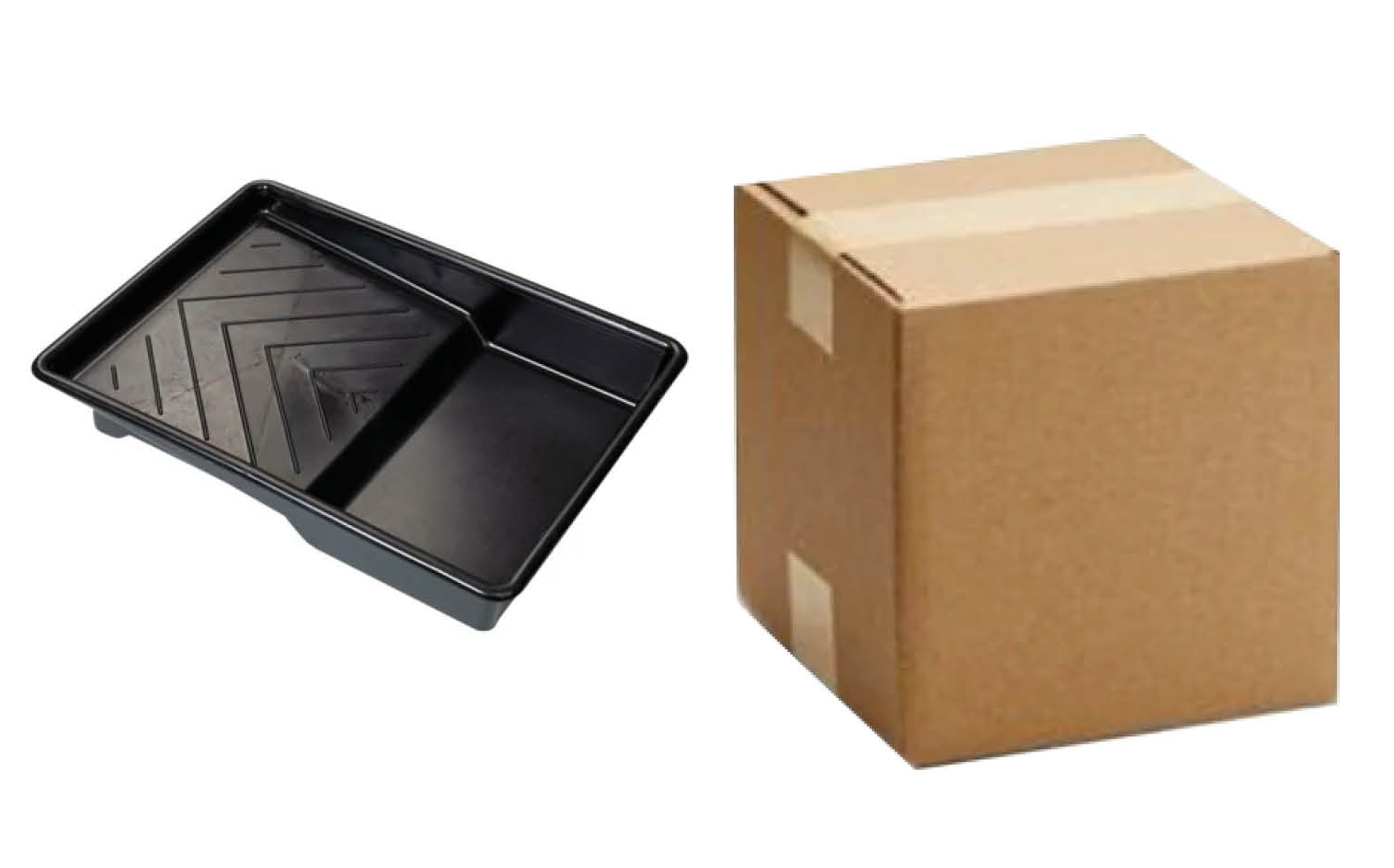 Paint Plastic Roller Trays (Packs of 12)