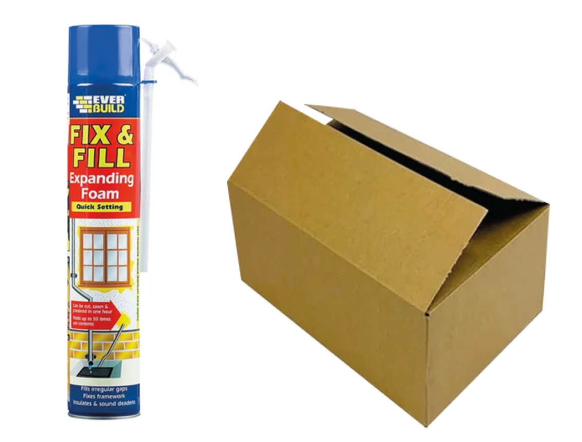 Polycell Expanding Foam Filler (Box Quantity) 825ml (Box Of 12)