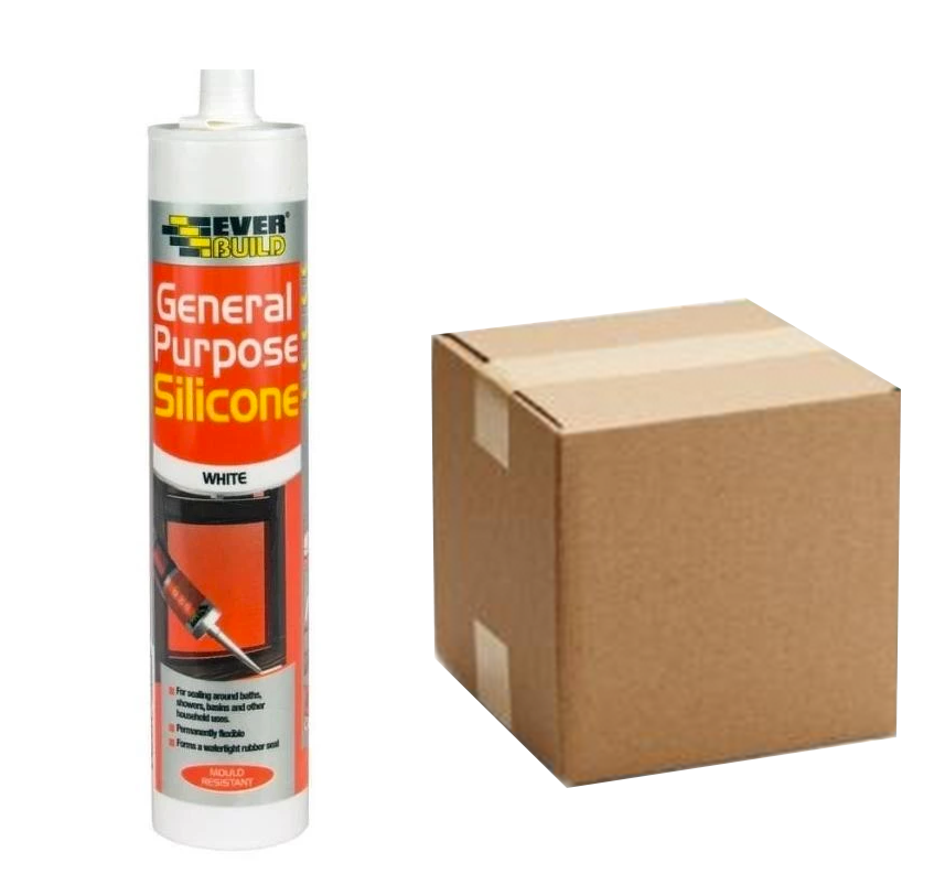 Everbuild General Purpose Silicone - 280ml (Box of 12)