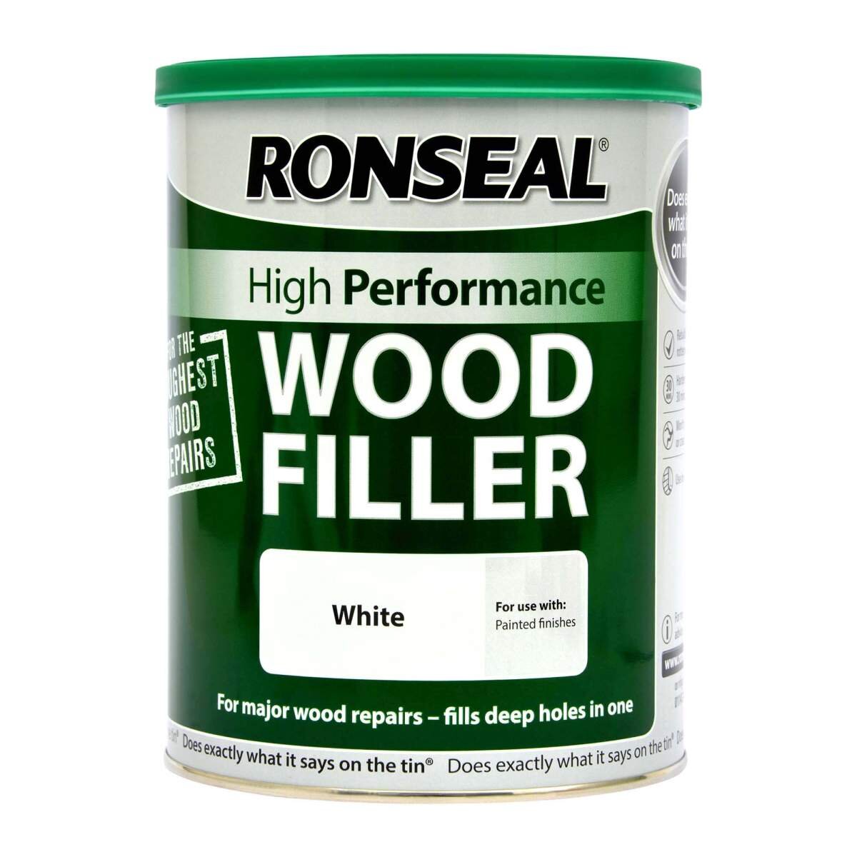 Ronseal High Performance Wood Filler White 1kg