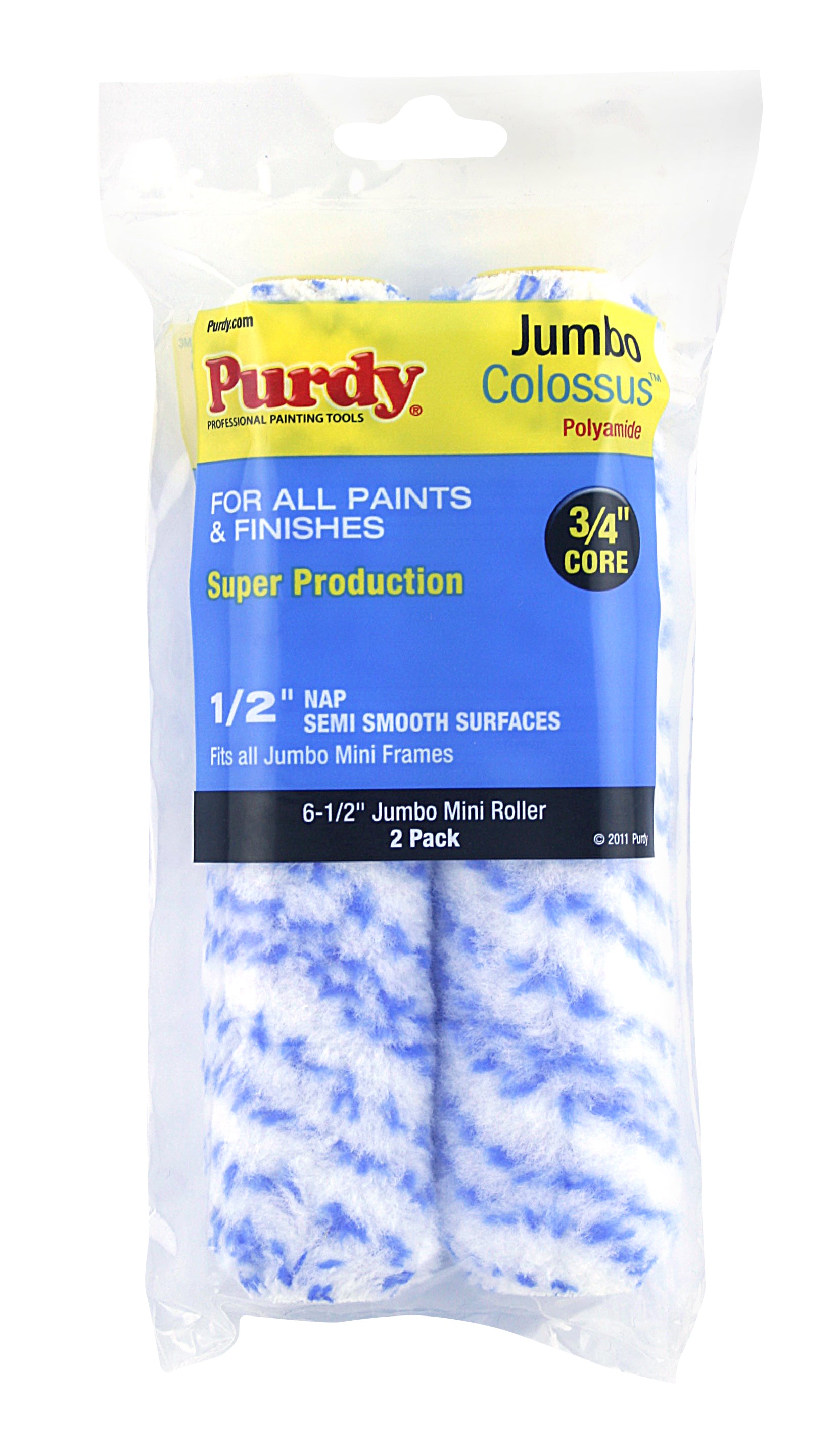 Purdy Colossus Jumbo Sleeve 6.5" 2PK