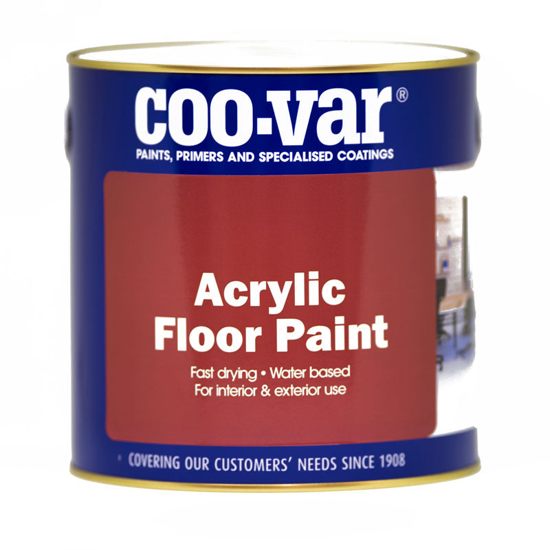 Coo-Var Acrylic Floor Paint Black 1L