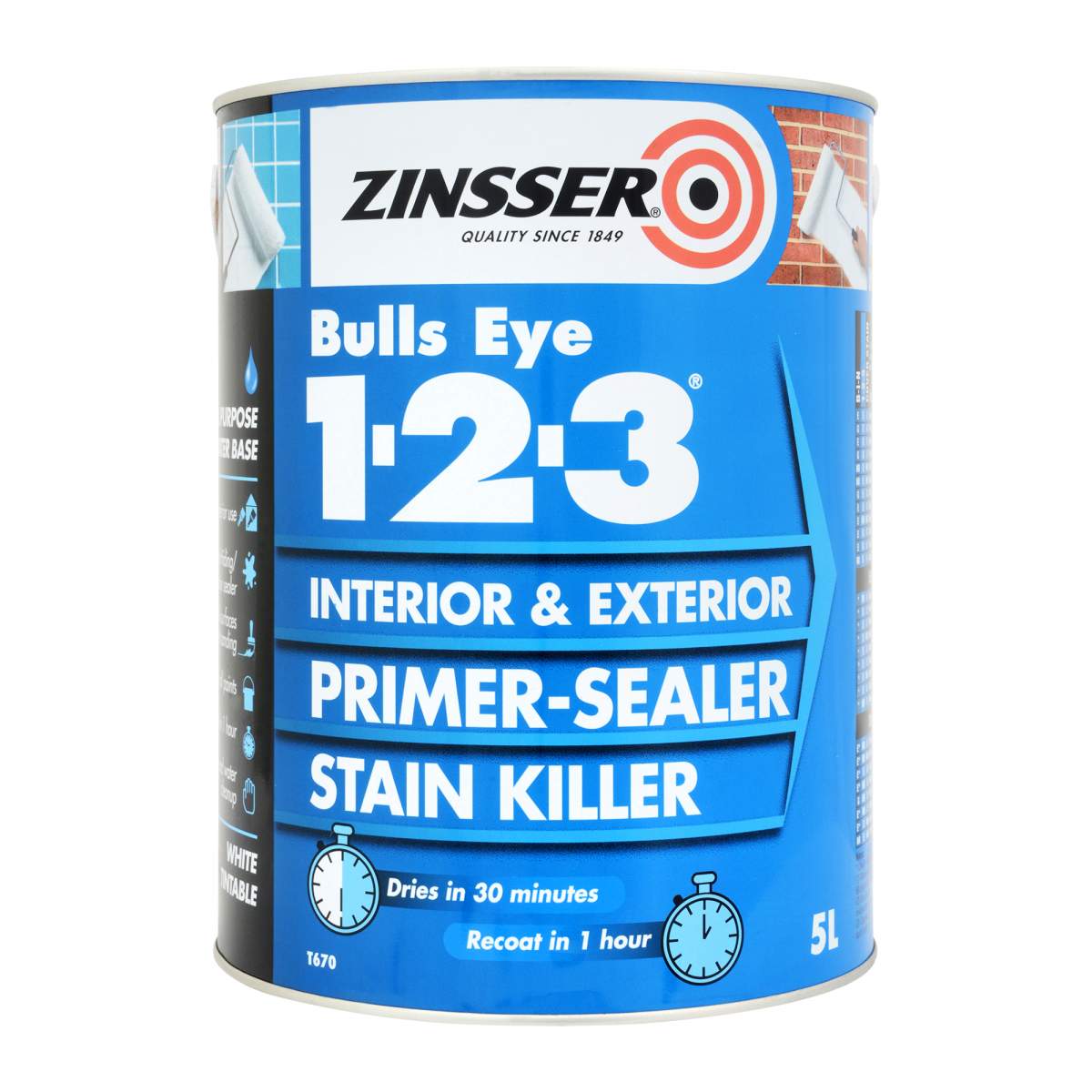 Zinsser Bullseye 1-2-3  5L
