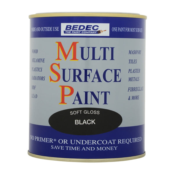 Bedec MSP Soft Gloss Black 750ml