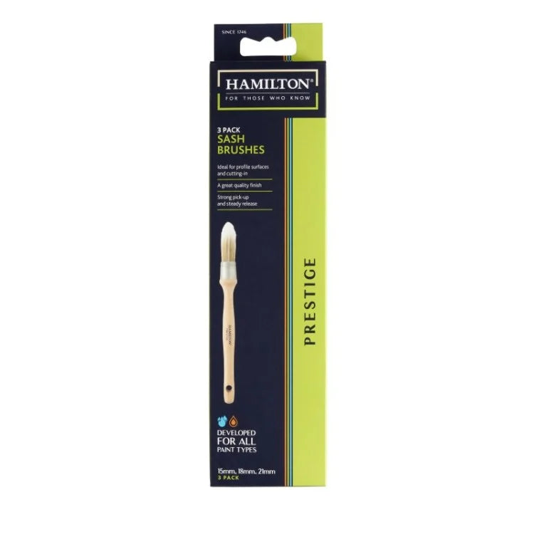 Hamilton Prestige Synthetic Sash Brush Pack