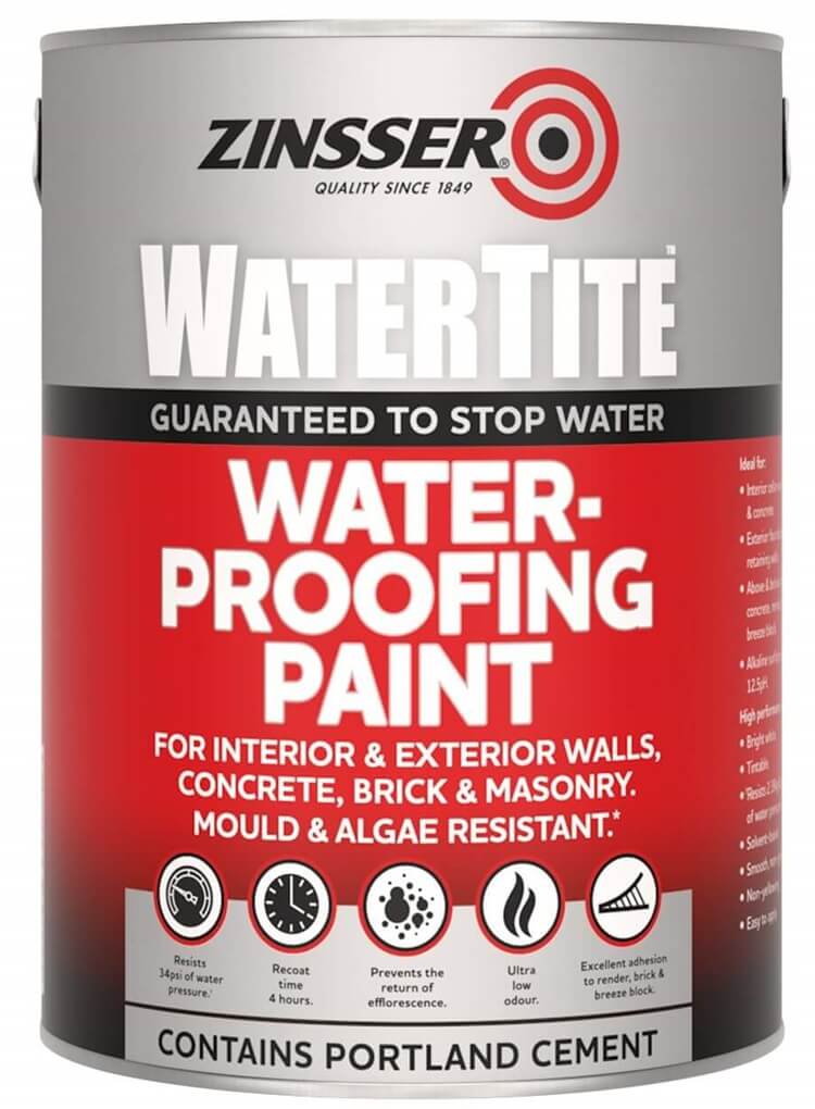 Zinsser Watertite Waterproofing Paint 5L