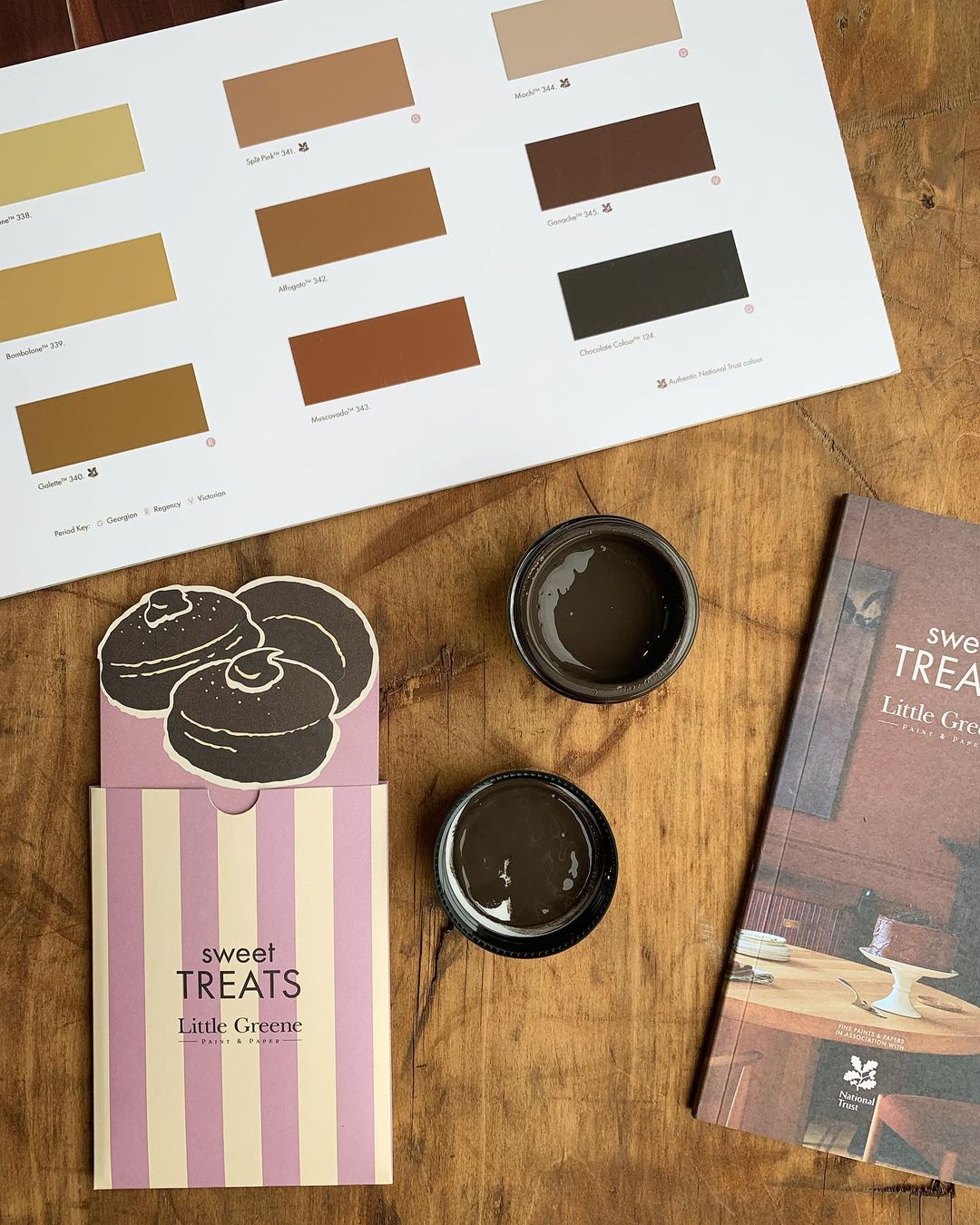 Little Greene Sweet Treats Colour Chart