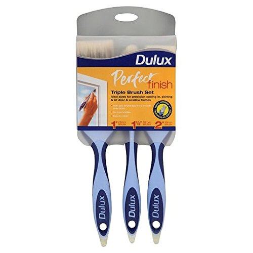 Dulux Perfect Finish Triple Pack Paint Brush Set