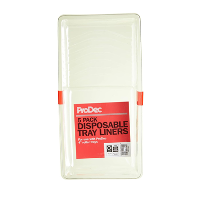 ProDec Clear Tray Liners 4" (Set of 5)