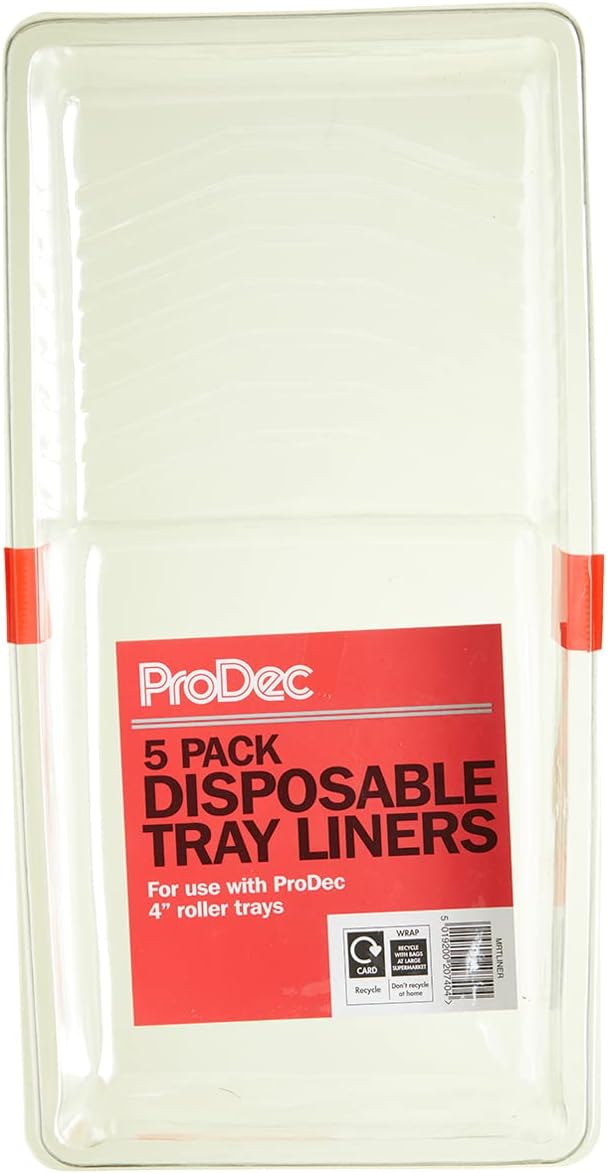 ProDec Clear Tray Liners 4" (Set of 5)