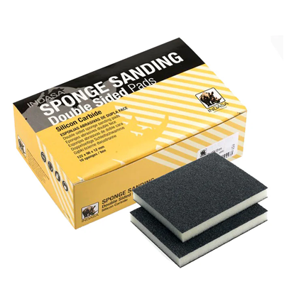 Indasa Abrasive Sponge Pads 122 x 98 x 12mm P100 (Box of 10)