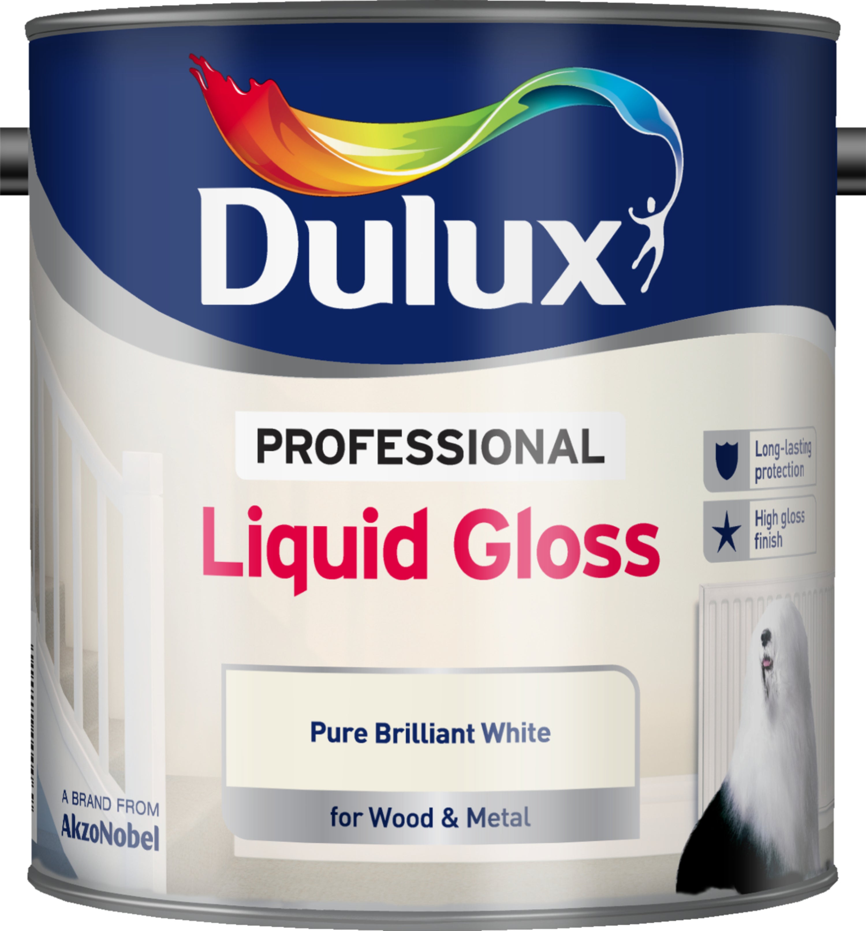Dulux Professional Liquid Gloss Pure Brilliant White 2.5L