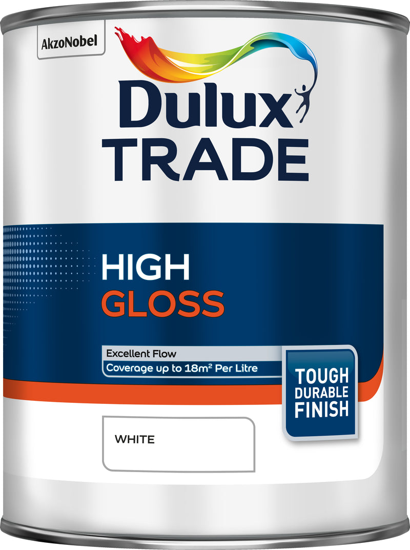 Dulux Trade High Gloss White 1L