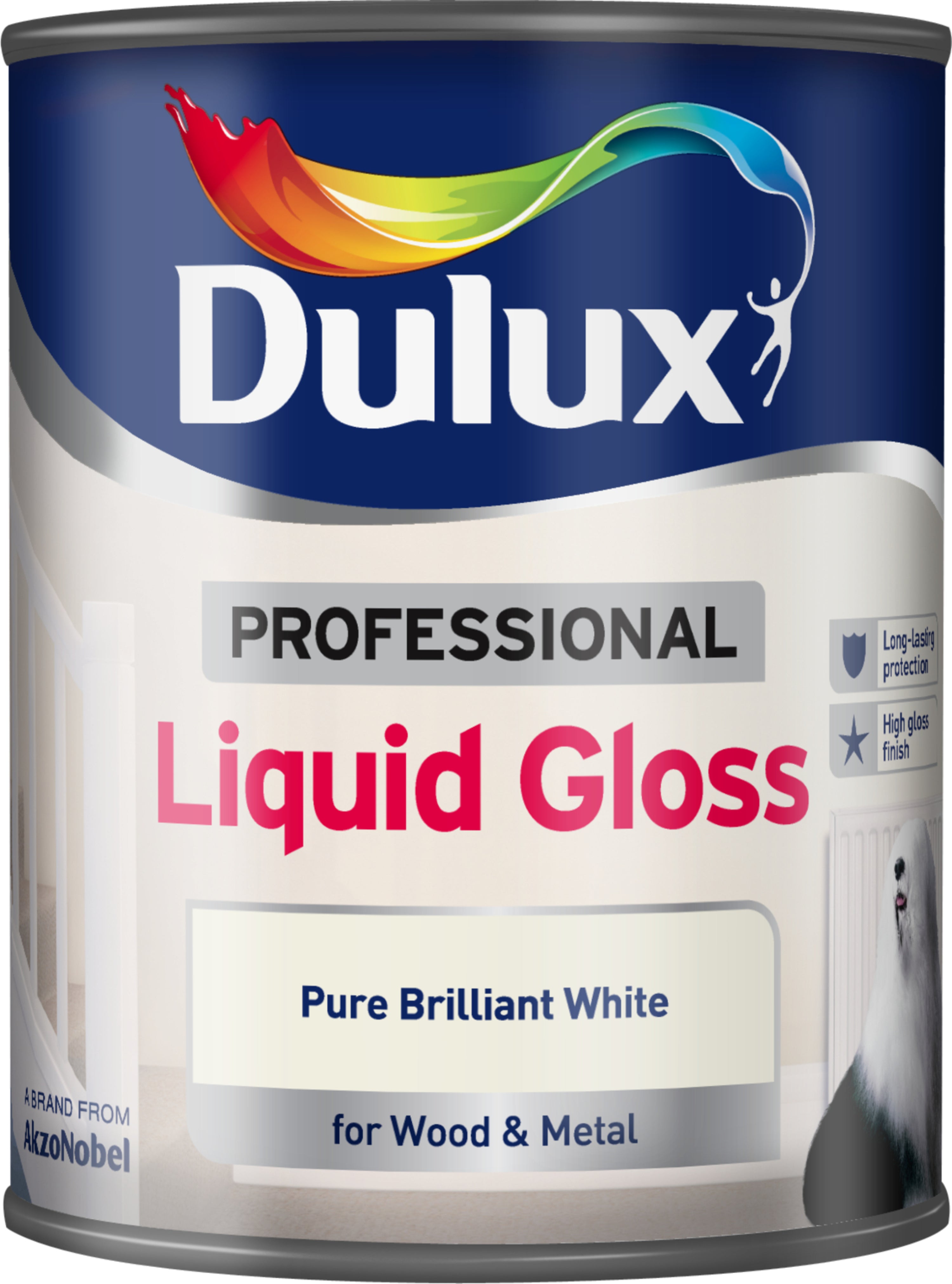 Dulux Professional Liquid Gloss Pure Brilliant White 750ml