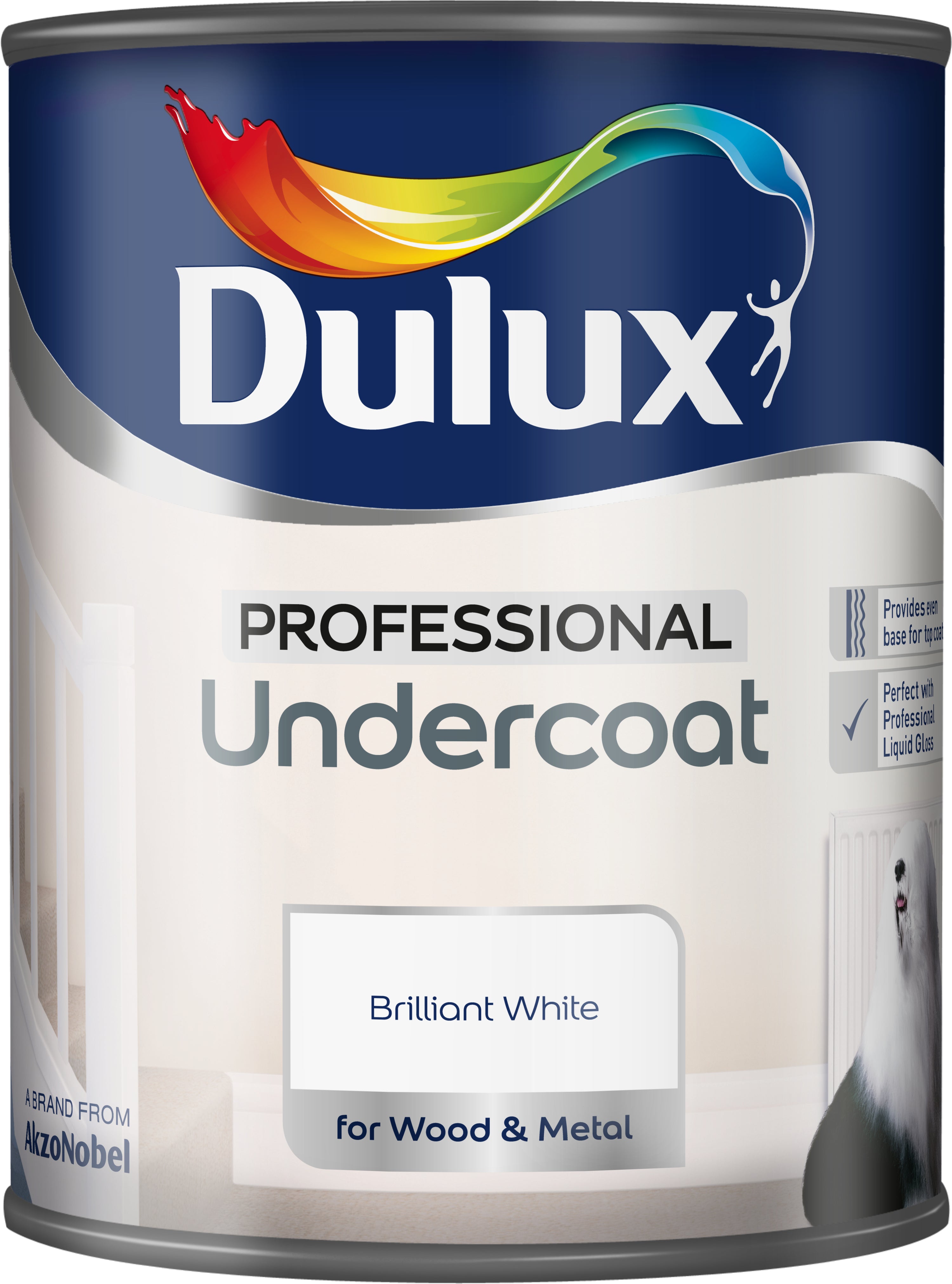 Dulux Professional Undercoat Brilliant White 750ml