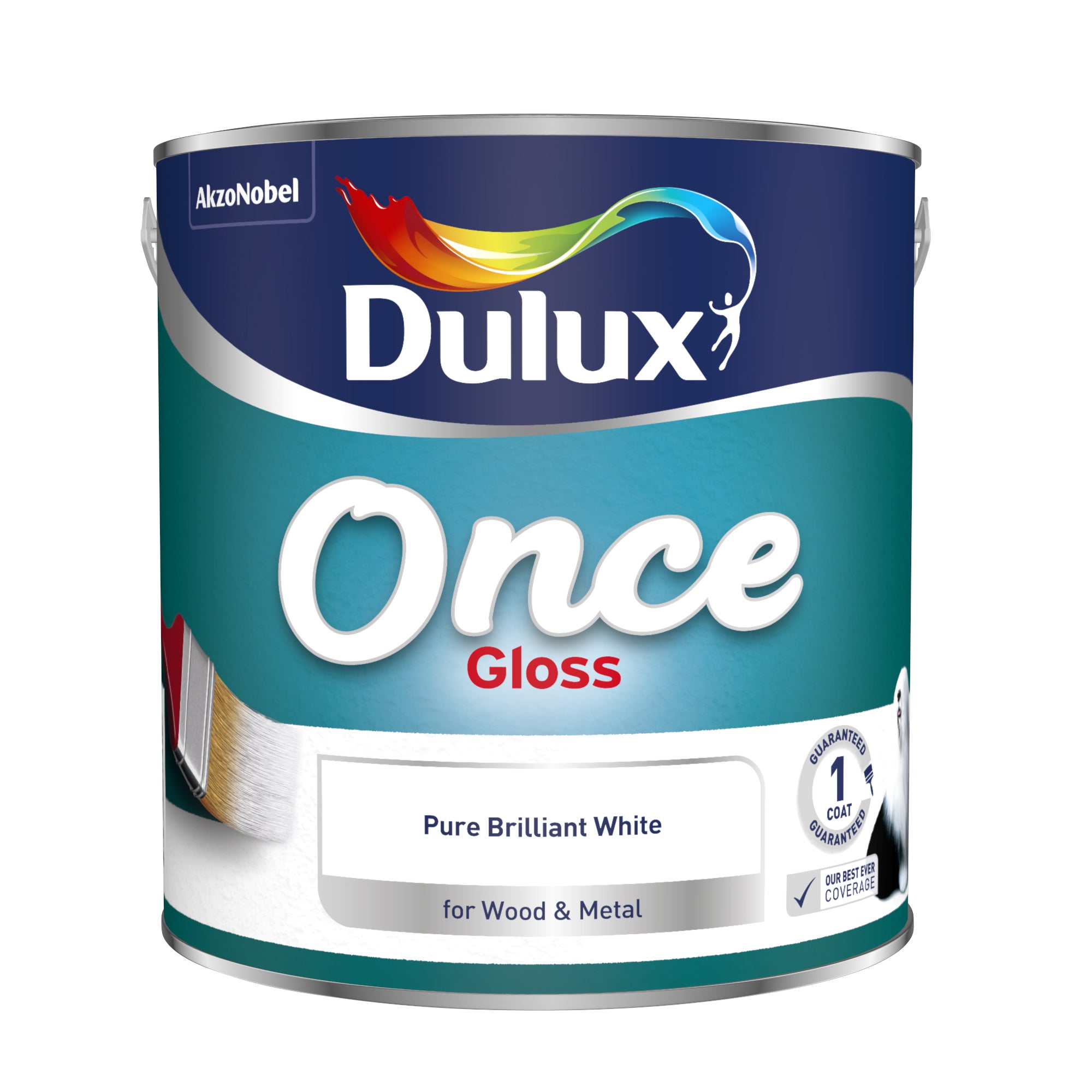 Dulux Once Gloss Pure Brilliant White 2.5L