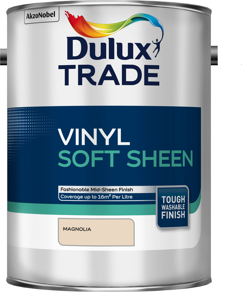 Dulux Trade Vinyl Soft Sheen Magnolia 5L