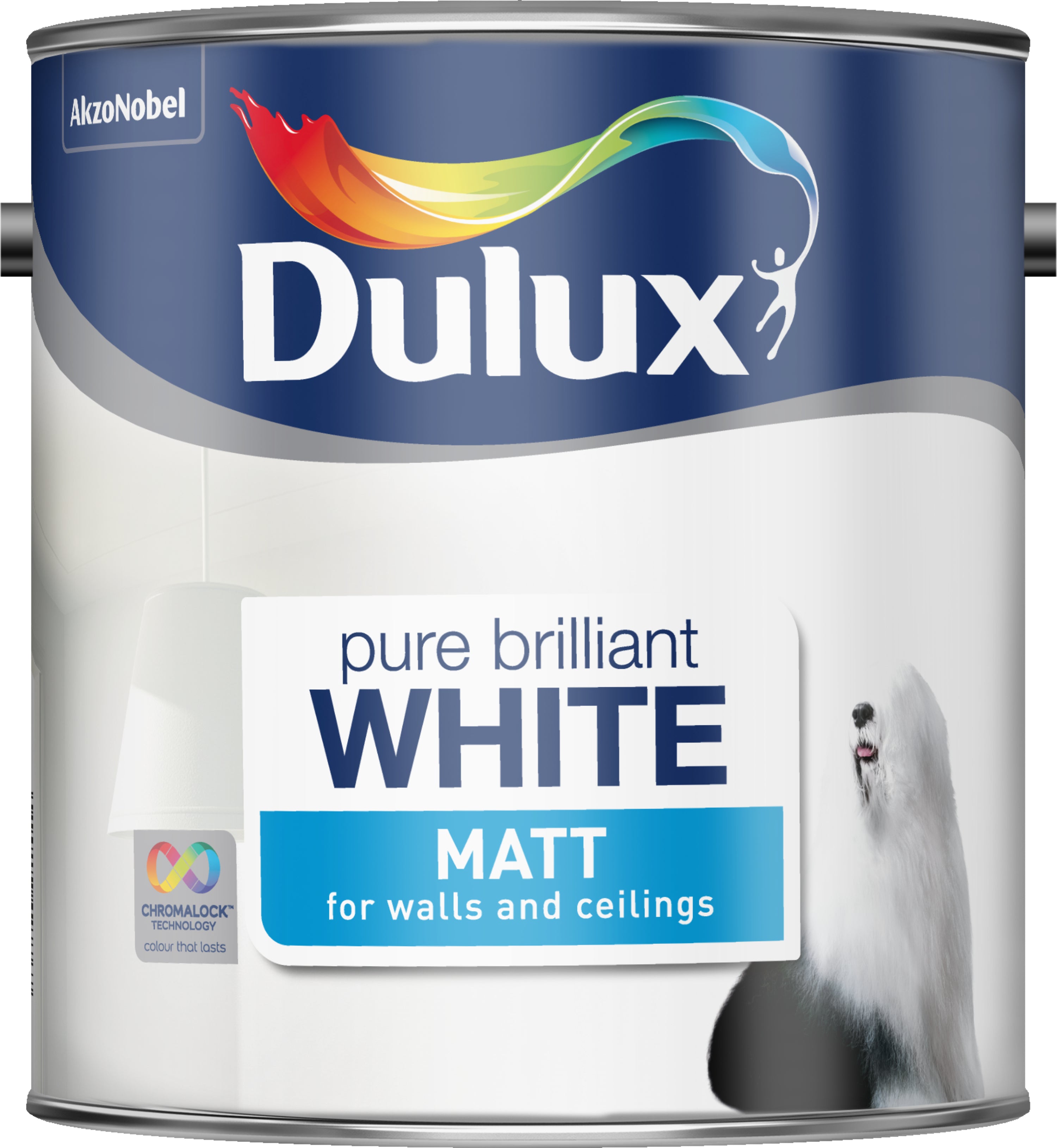 Dulux Matt Pure Brilliant White 2.5L