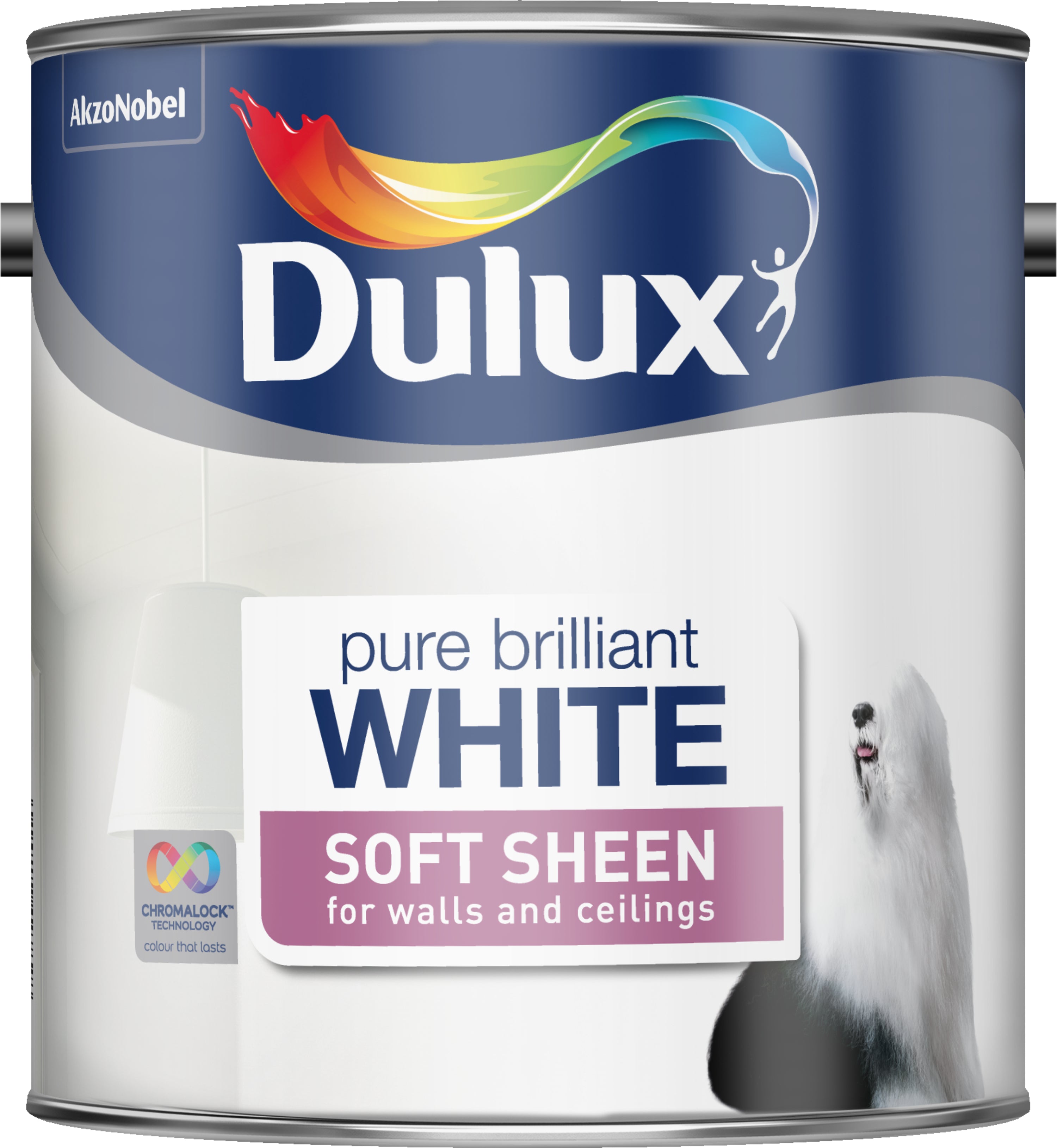 Dulux Soft Sheen Pure Brilliant White 2.5L