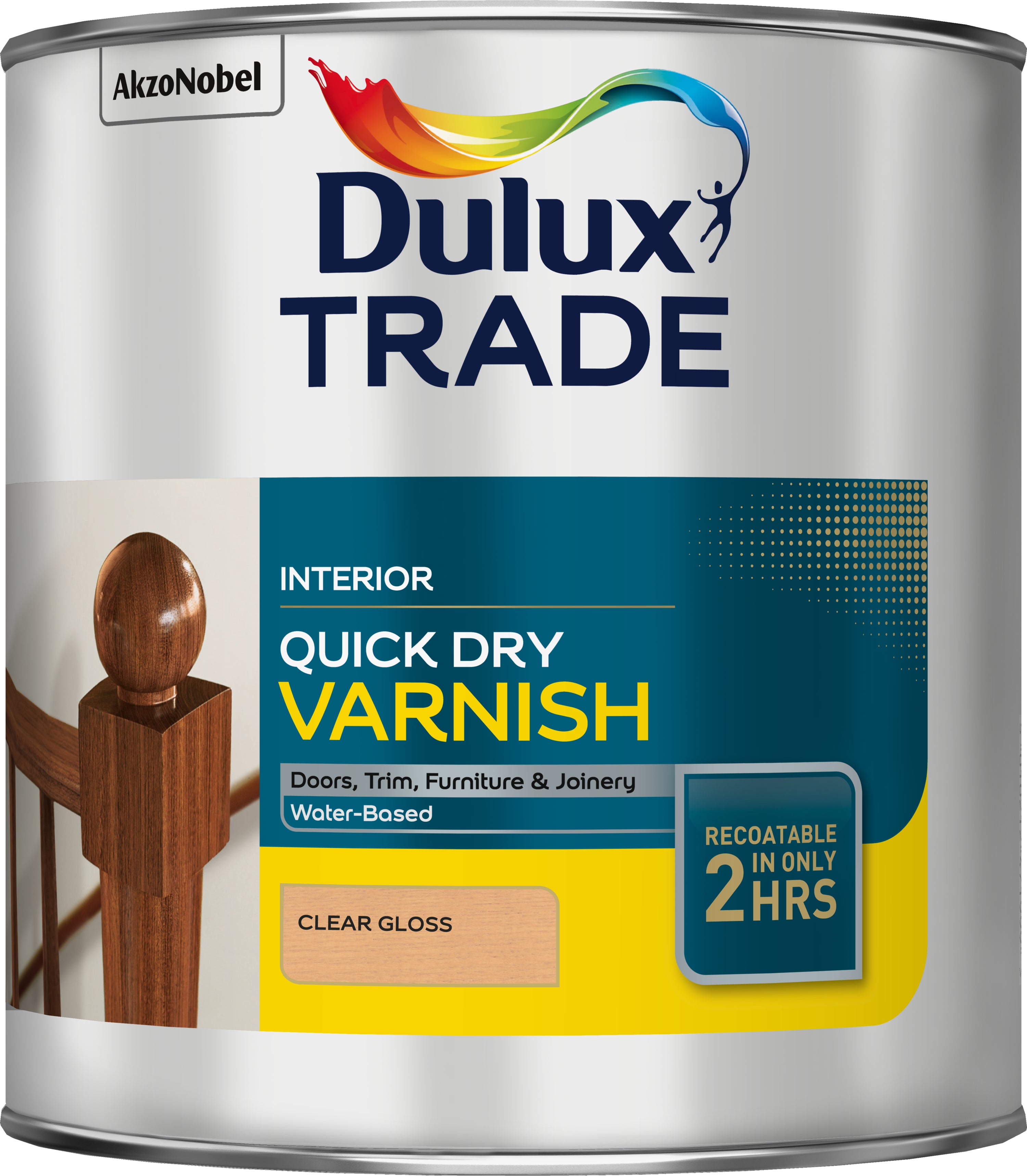 Dulux Trade Quick Drying Varnish Clear Gloss 2.5L