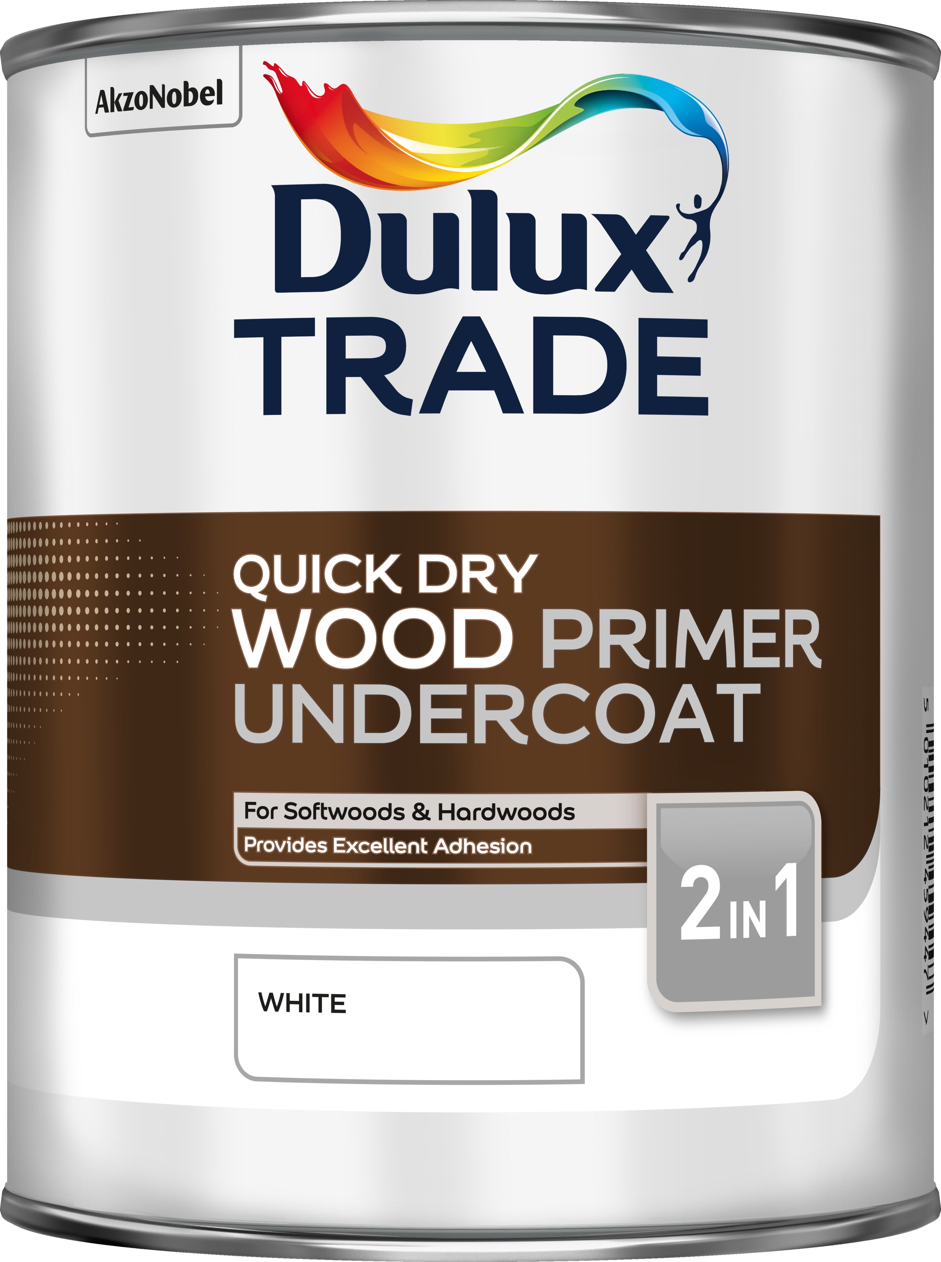 Dulux Trade Quick Drying Wood Primer Undercoat 1L