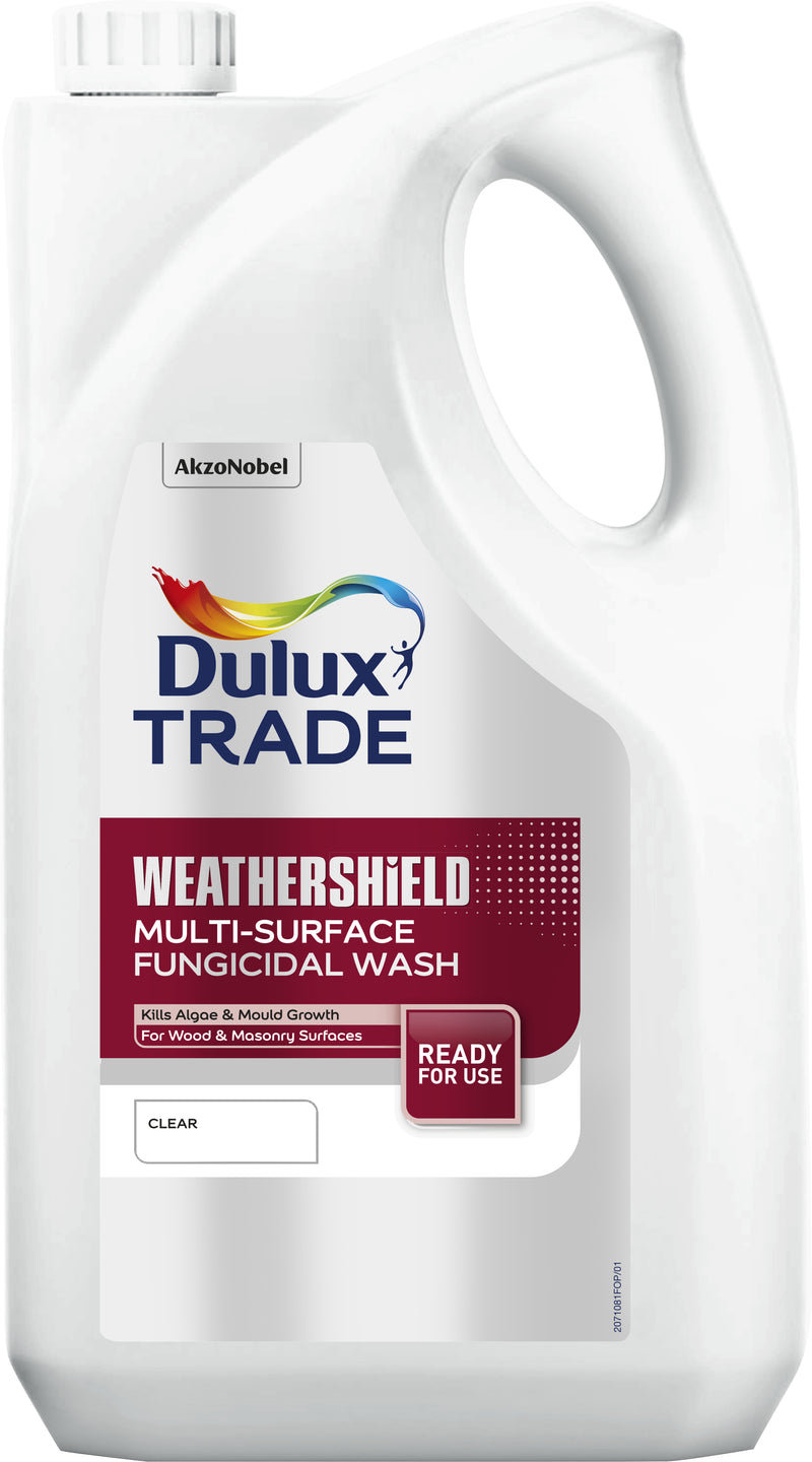 Dulux Trade Weathershield Multisurface Fungicidal Wash 5L
