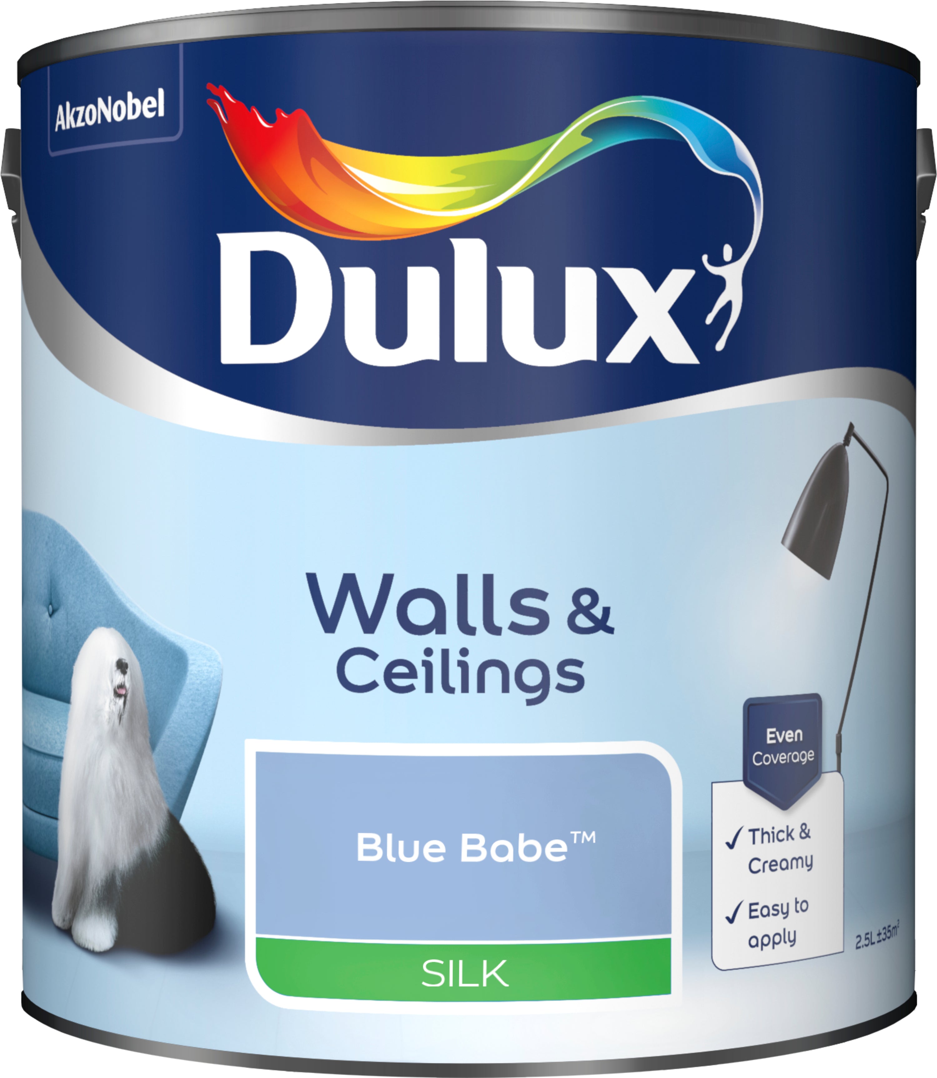 Dulux Silk Blue Babe 2.5L