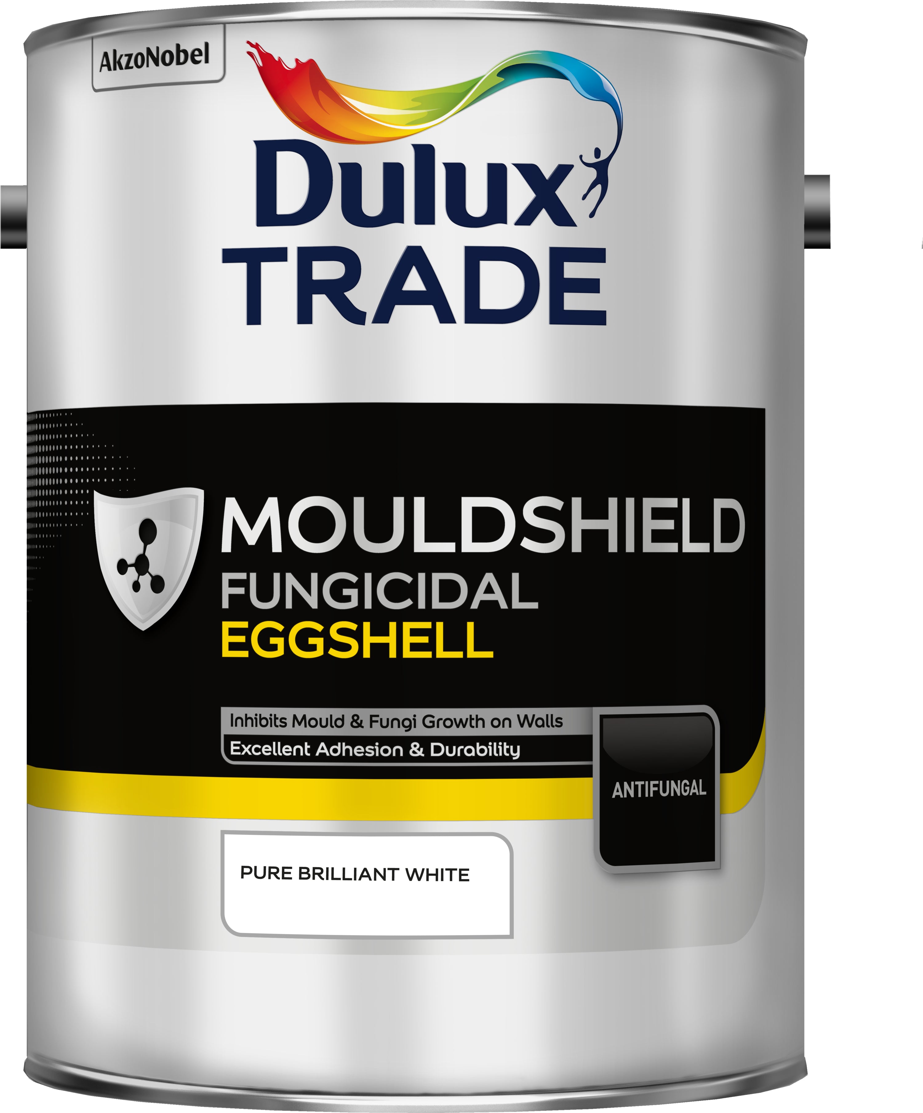 Dulux Trade Mouldshield Fungicidal Eggshell Pure Brilliant White 5L