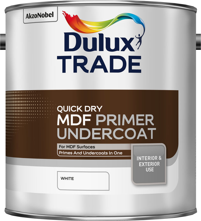 Dulux Trade Quick Drying MDF Primer Undercoat 2.5L