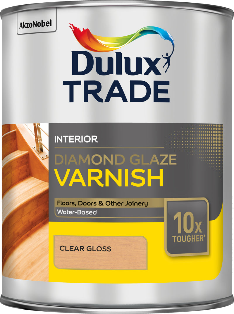 Dulux Trade Diamond Glaze Varnish Gloss 1L