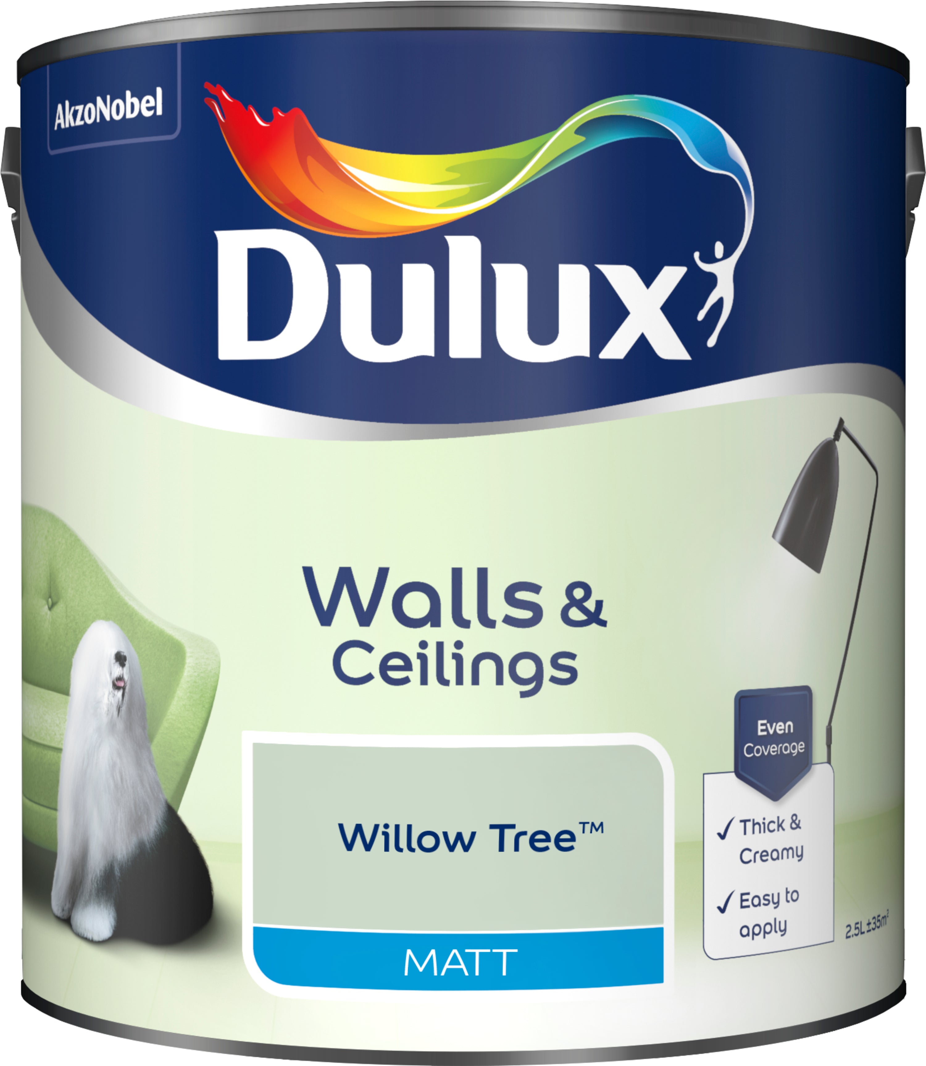 Dulux Matt Willow Tree 2.5L