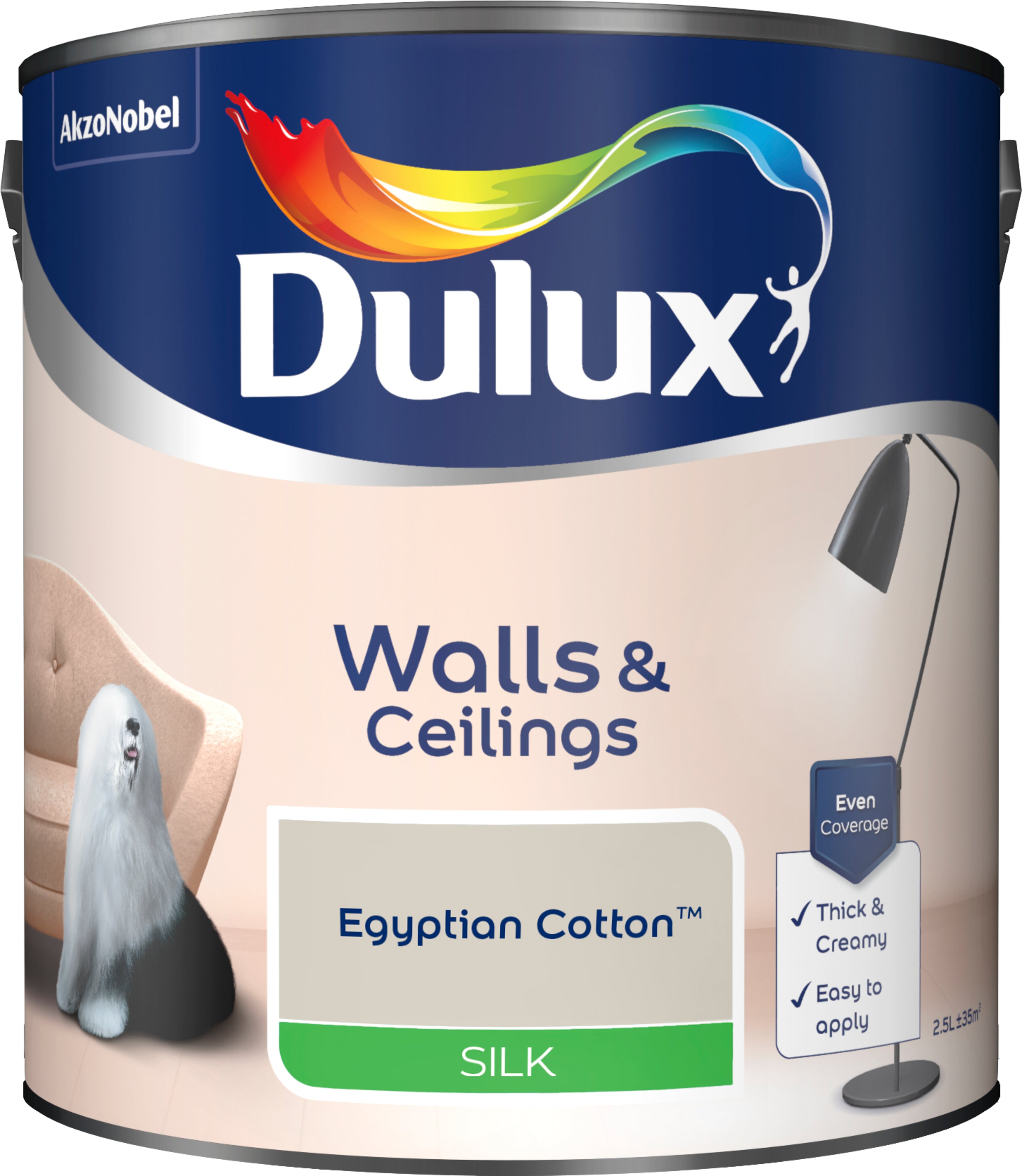 Dulux Silk Egyptian Cotton 2.5L