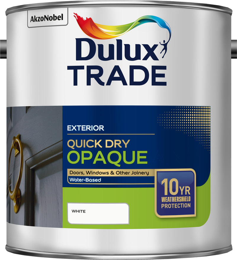 Dulux Trade Quick Drying Opaque White 2.5L