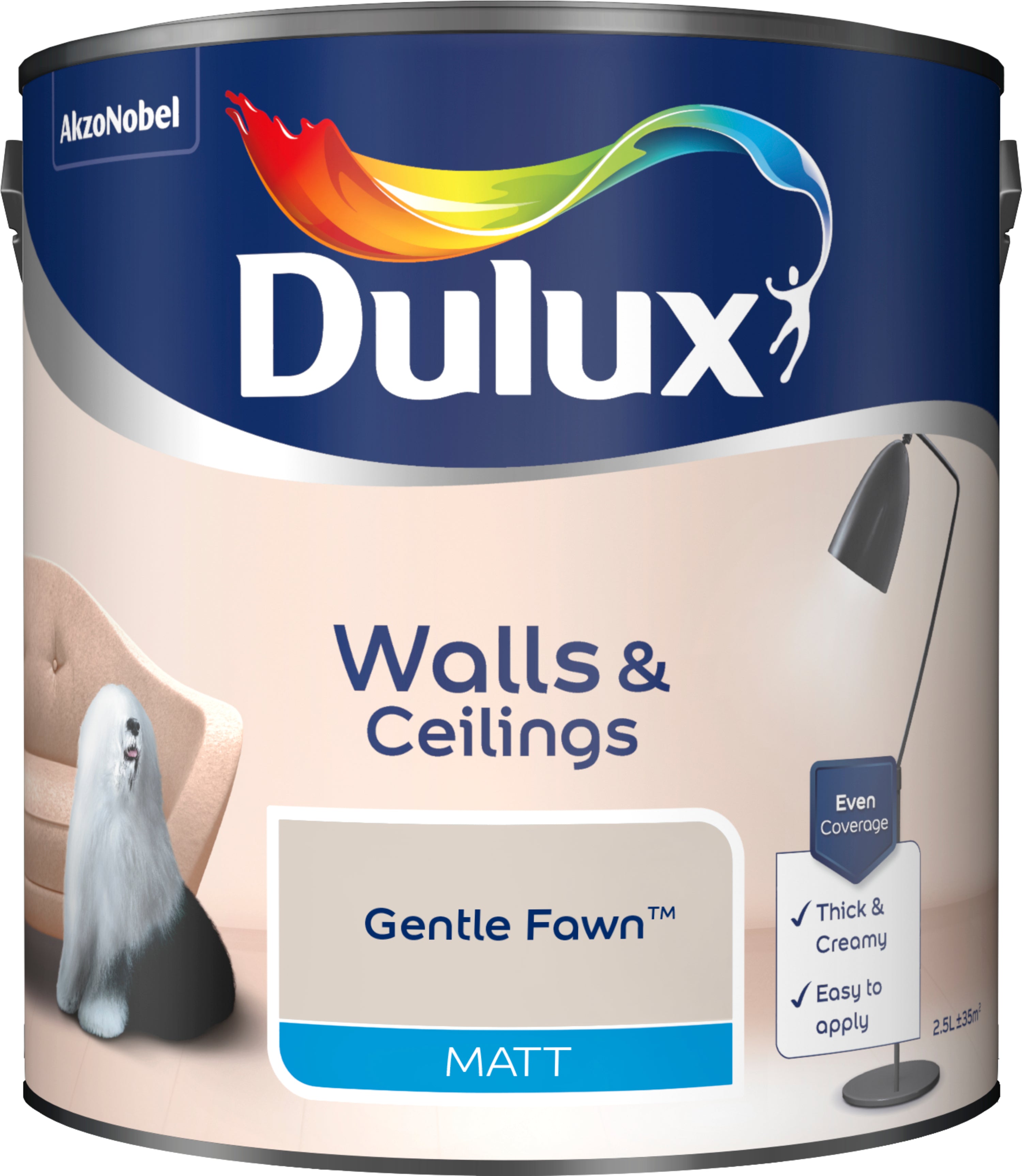 Dulux Matt Gentle Fawn 2.5L