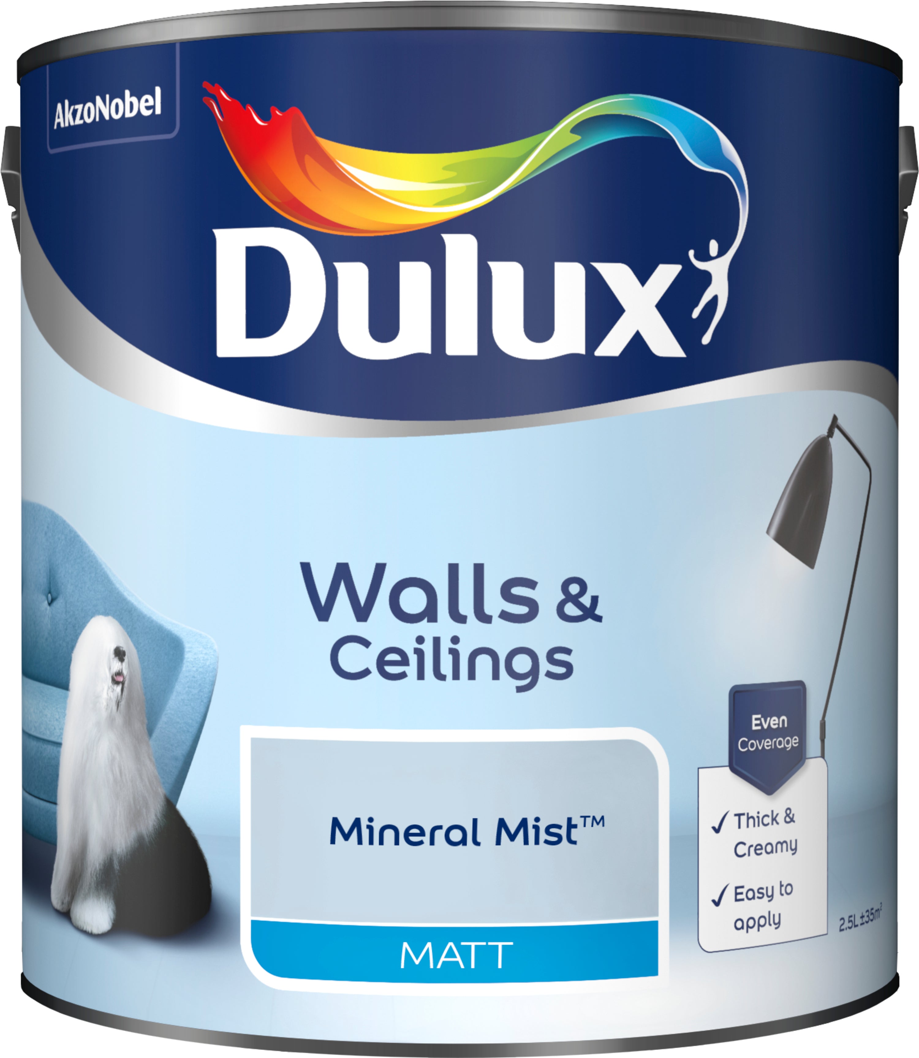 Dulux Matt Mineral Mist 2.5L