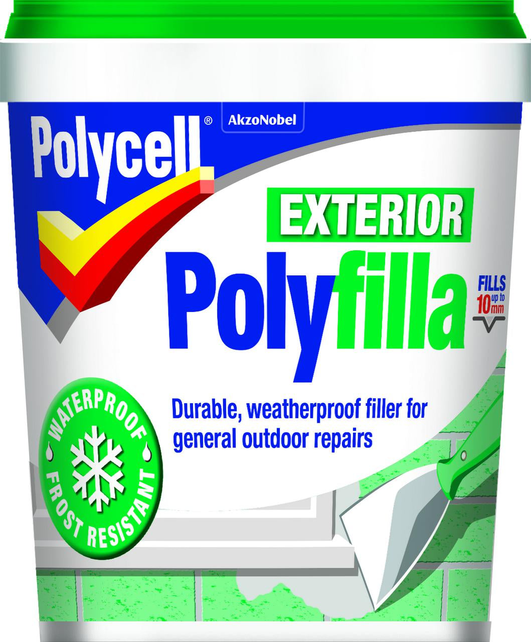 Polycell Exterior Polyfilla Ready Mixed Tub 1kg