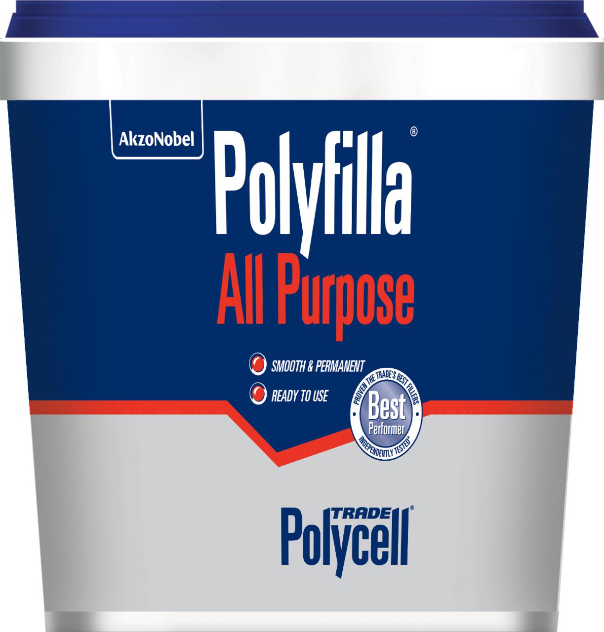 Polycell Trade Polyfilla All Purpose Ready Mixed 1kg
