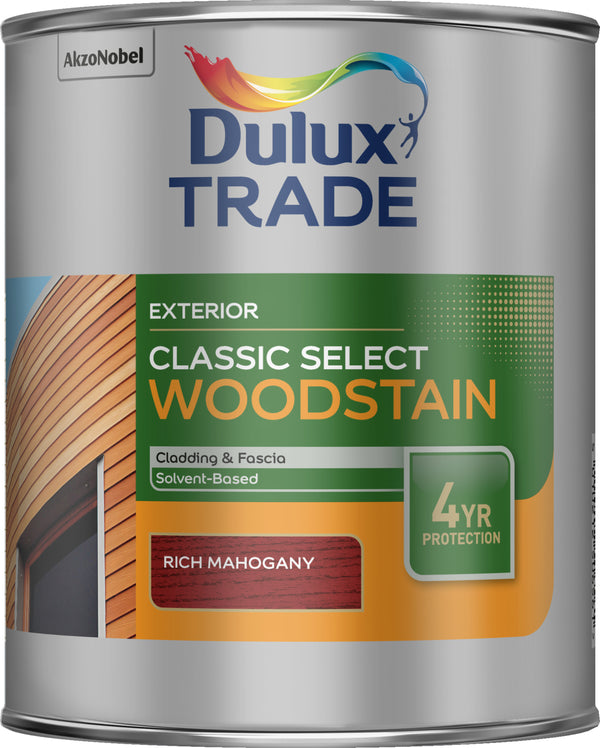 Dulux Trade Classic Select Woodstain Rich Mahogany 1L